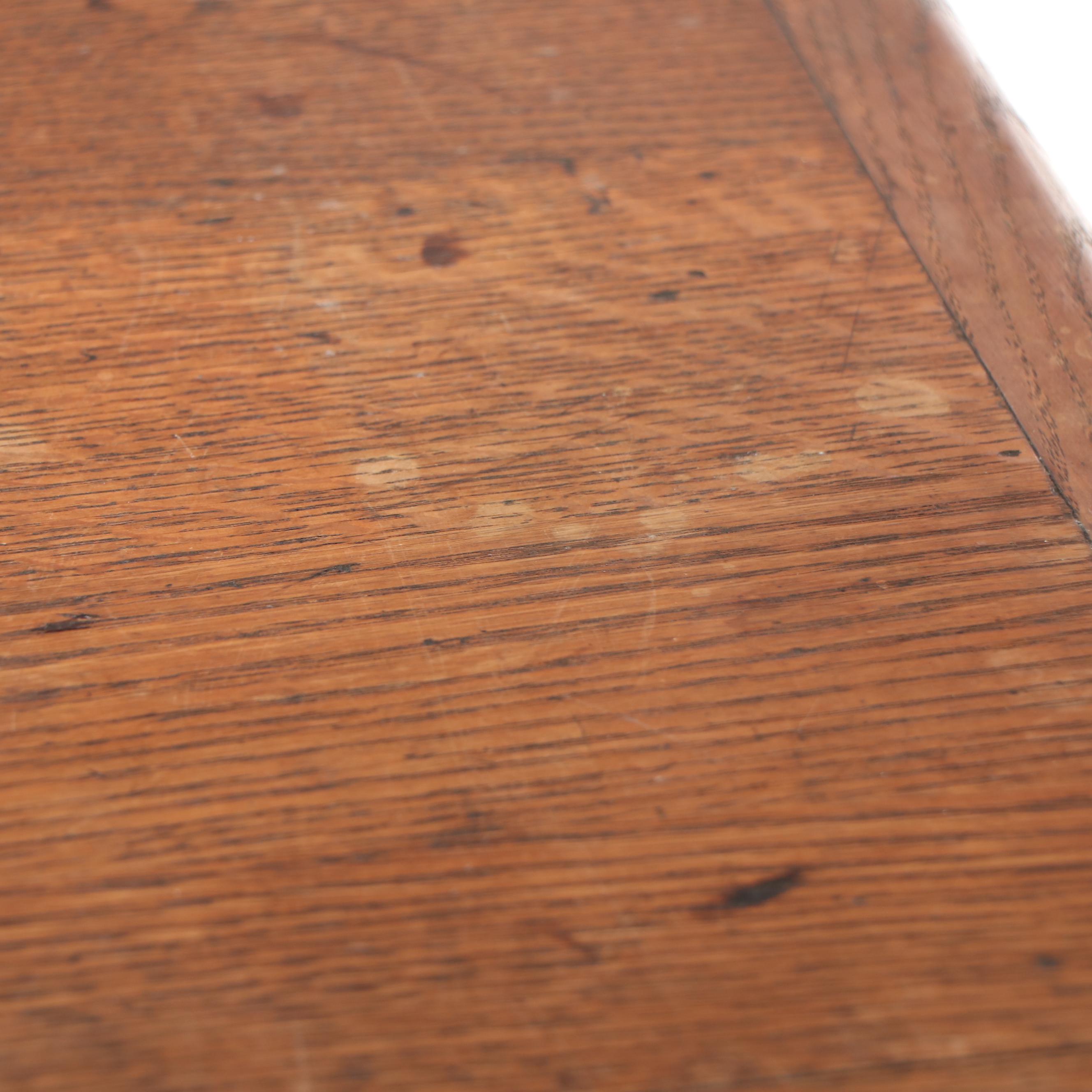 Oak Three-Piece Desk, 20th Century