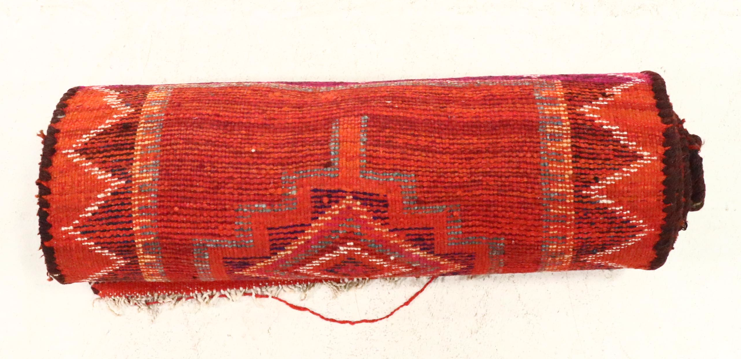 2'9 x 9'11 Hand-Knotted Moroccan Berber Carpet Runner