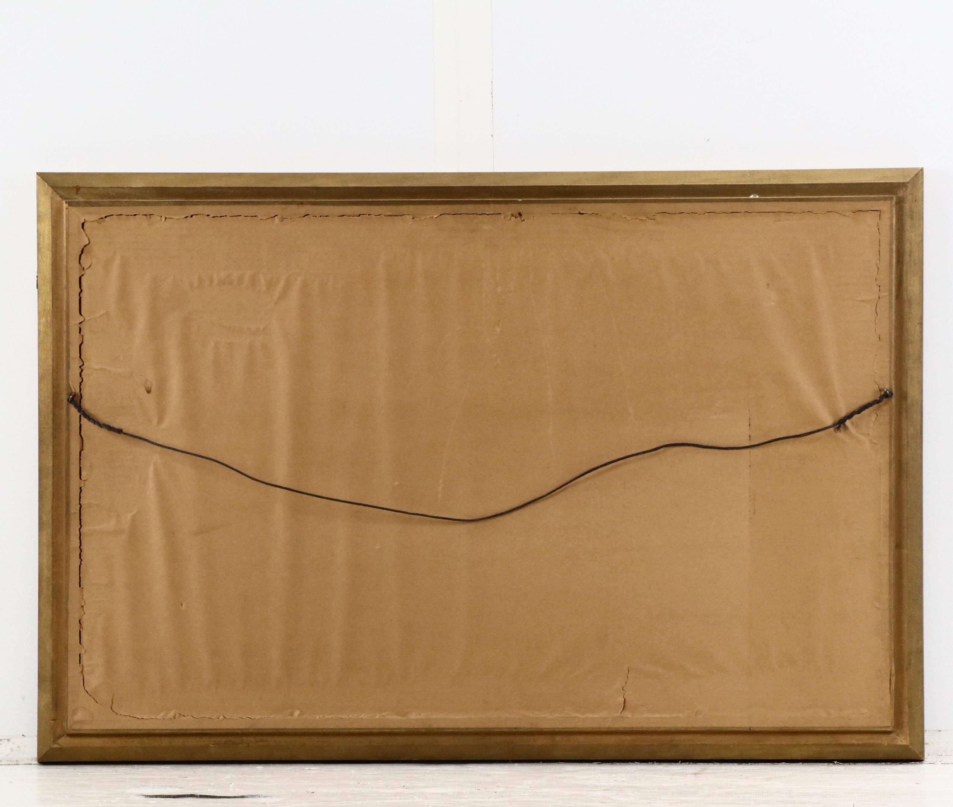 Sydney A. Mulholland Watercolor and Gouache Painting of Field Workers