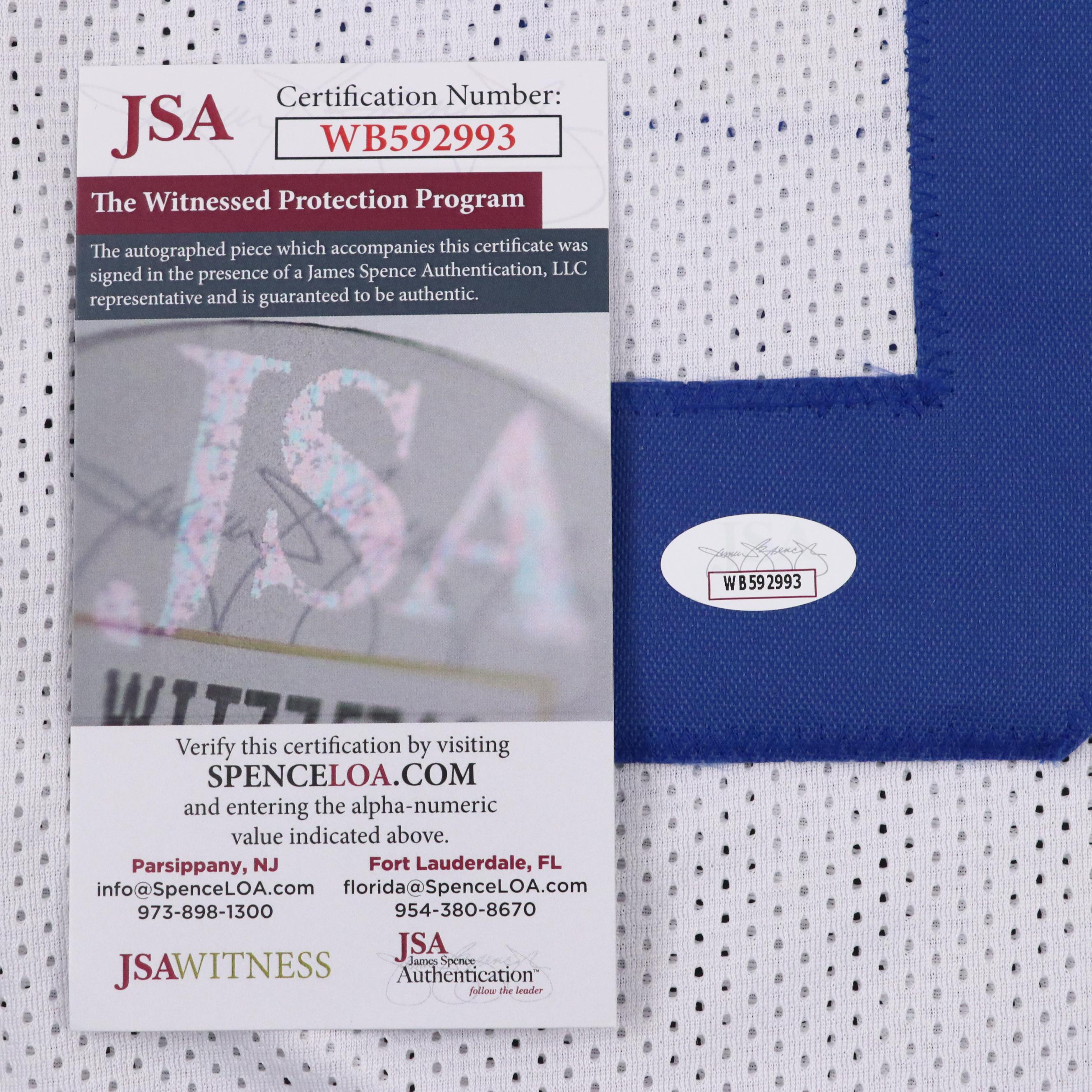 Dwight Freeney Signed “HOF 24” Indianapolis Colts Football Jersey, JSA