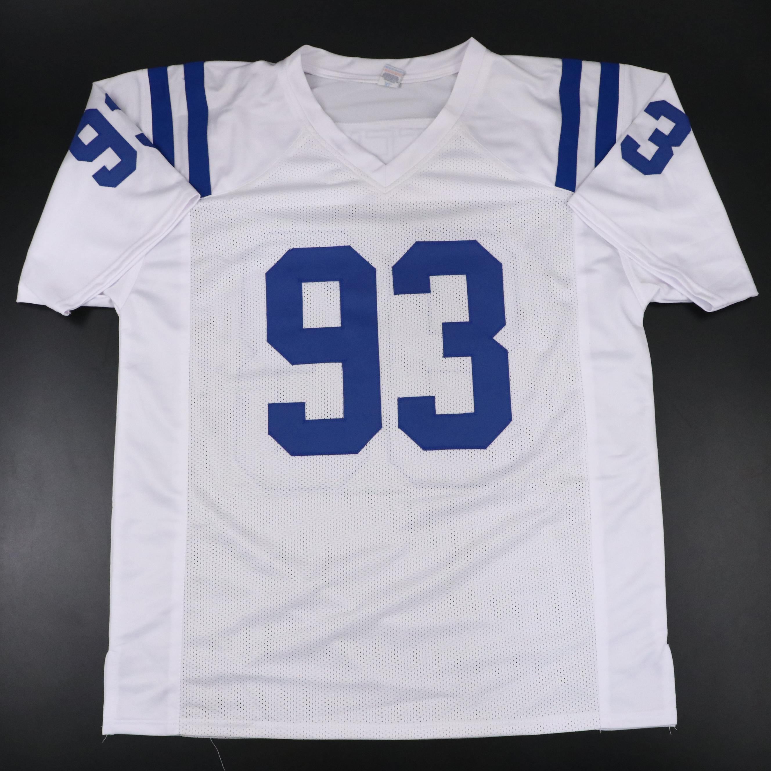 Dwight Freeney Signed “HOF 24” Indianapolis Colts Football Jersey, JSA