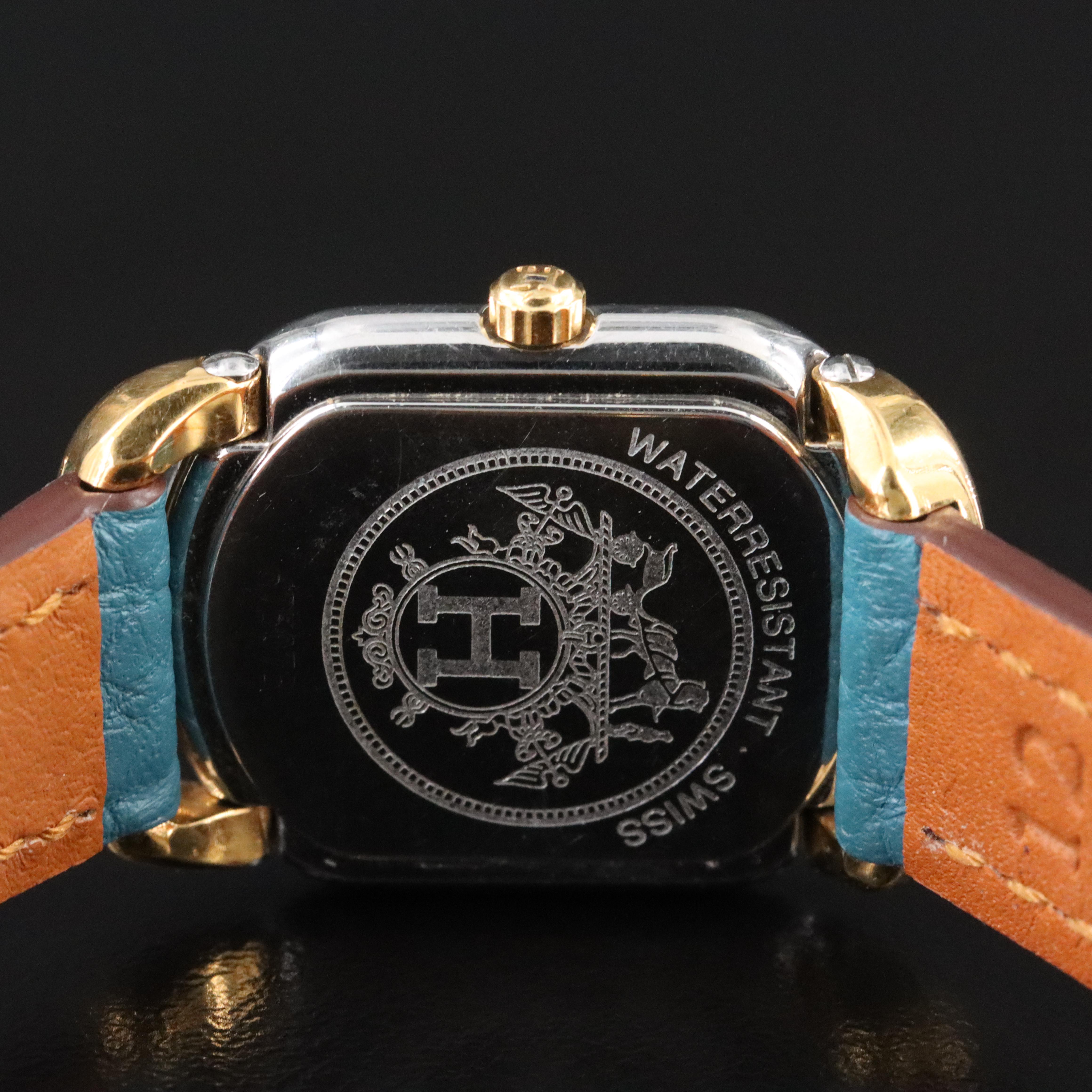 Hermés Rallye 77.03 Two Tone Quartz Watch