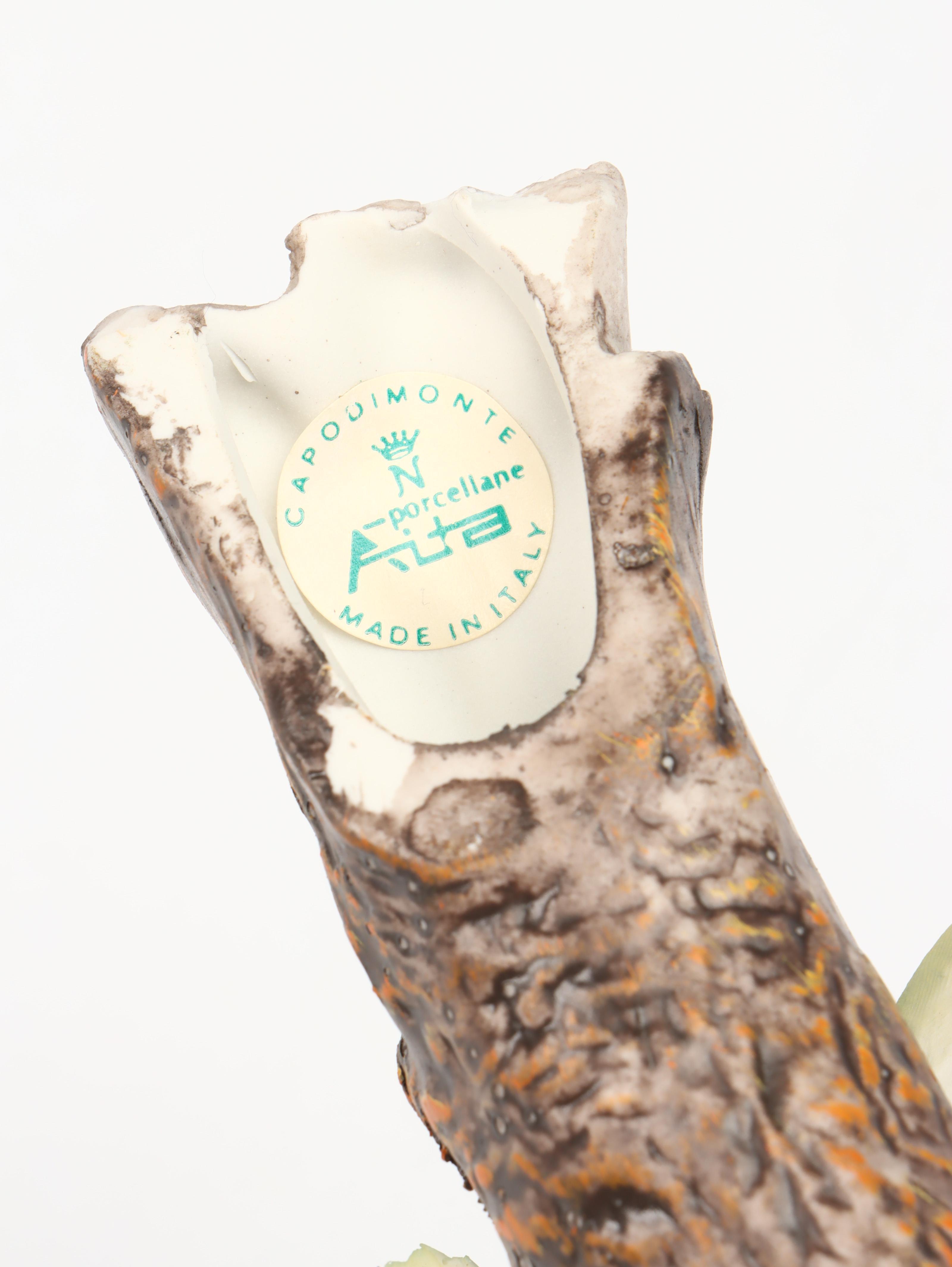 Italian Capodimonte Porcelain Flower