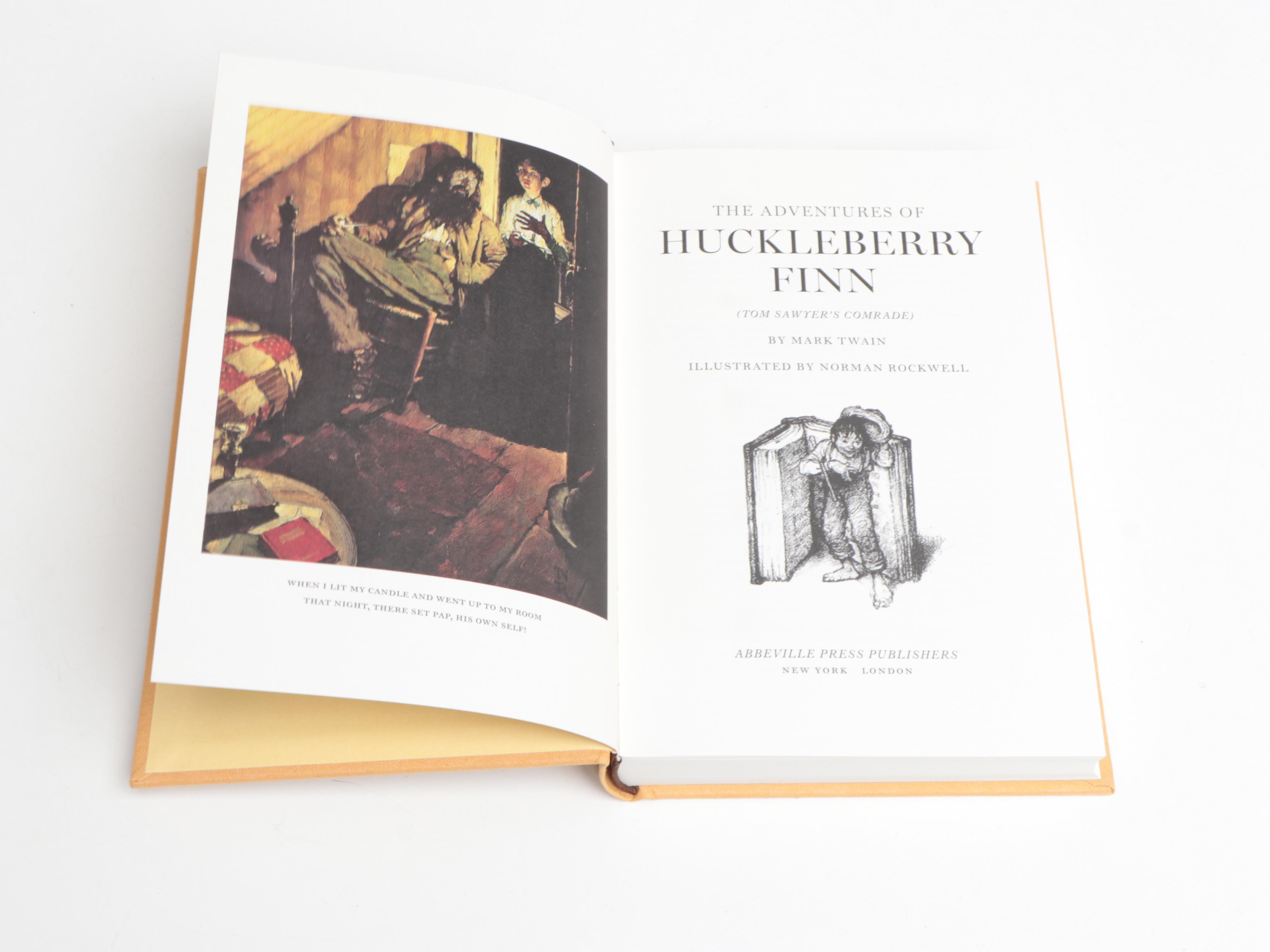 Norman Rockwell Illustrated "Tom Sawyer and Huckleberry Finn" Box Set, 2015