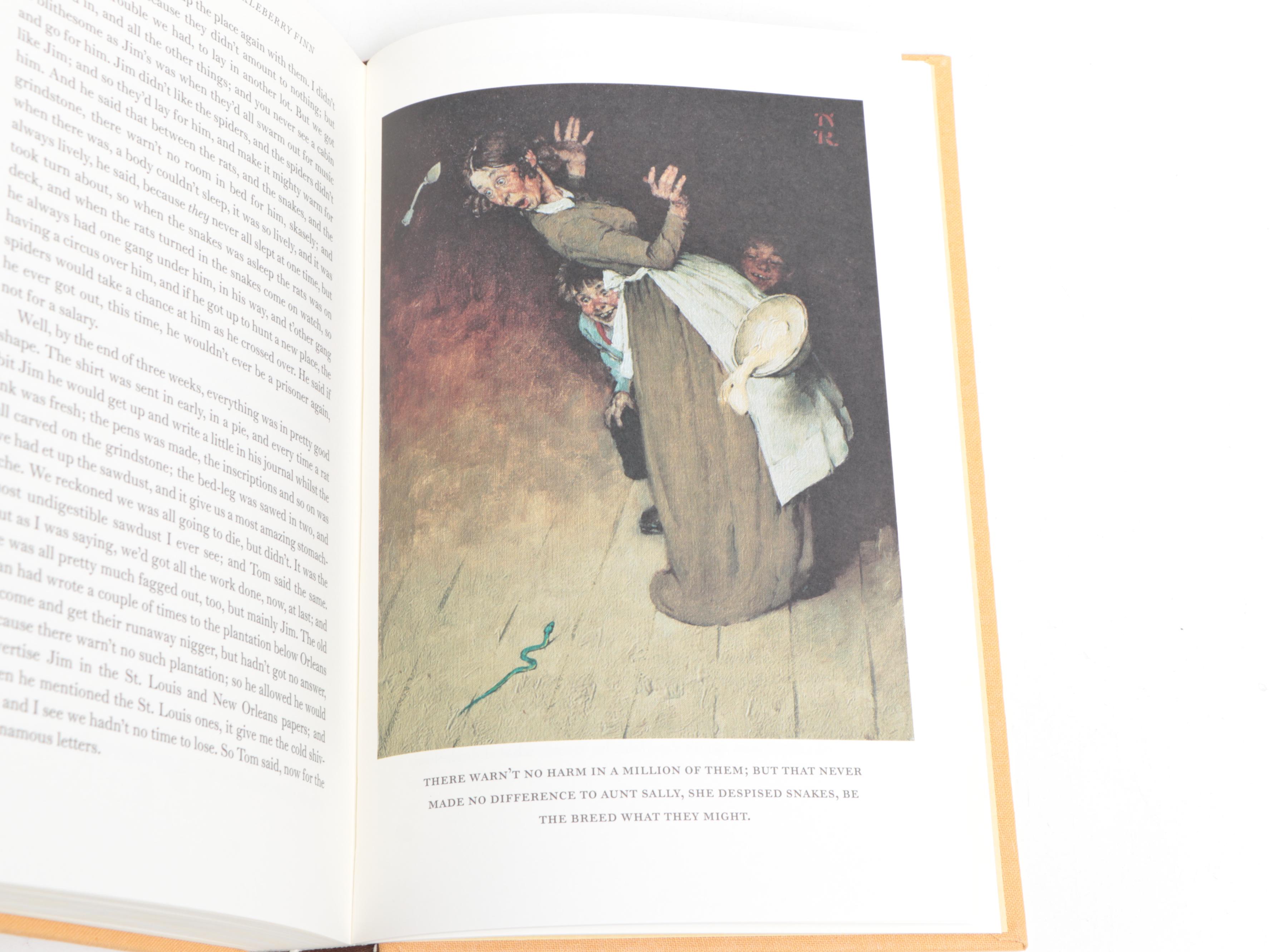 Norman Rockwell Illustrated "Tom Sawyer and Huckleberry Finn" Box Set, 2015