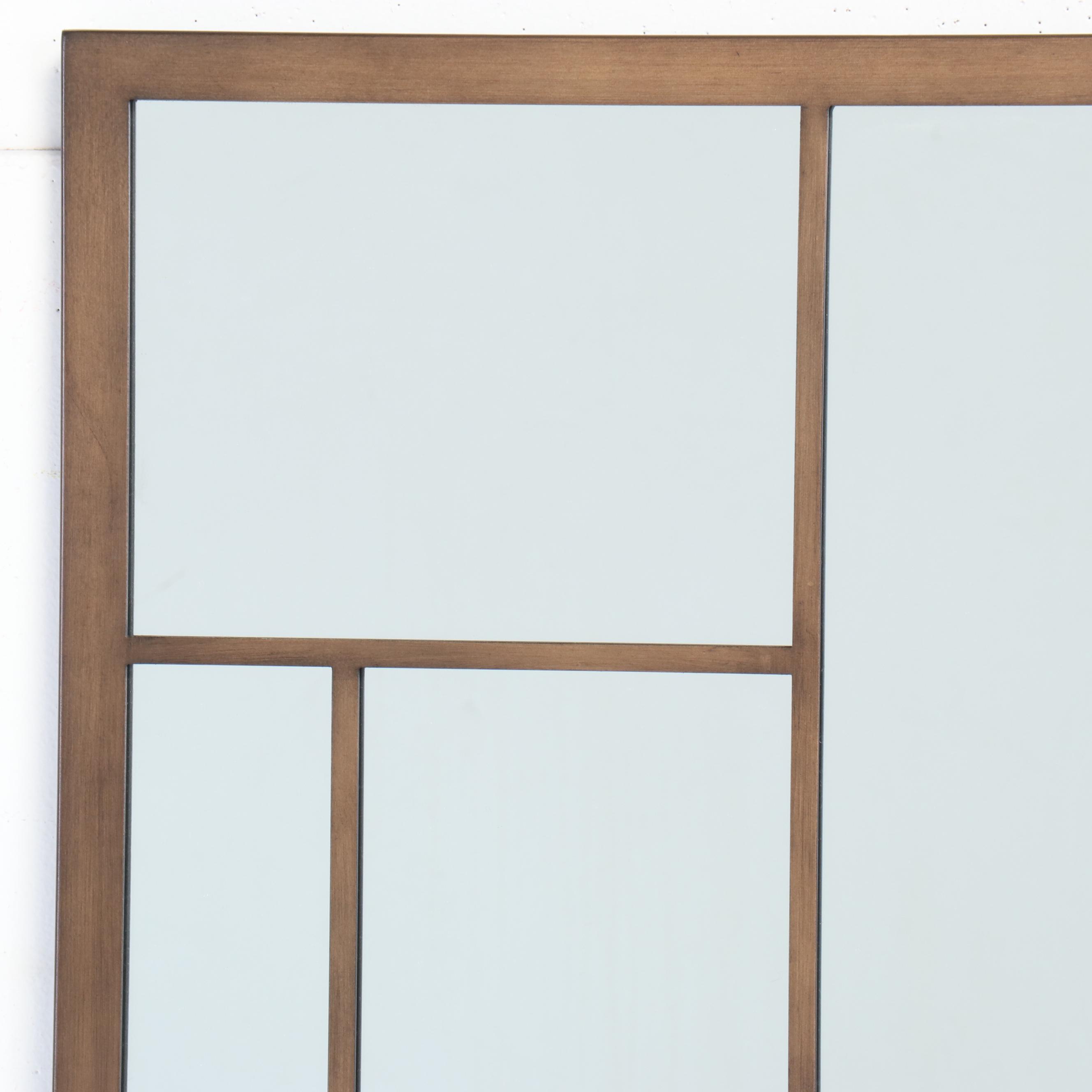 Universal Furniture Rectangular Bronze Tone Mirror