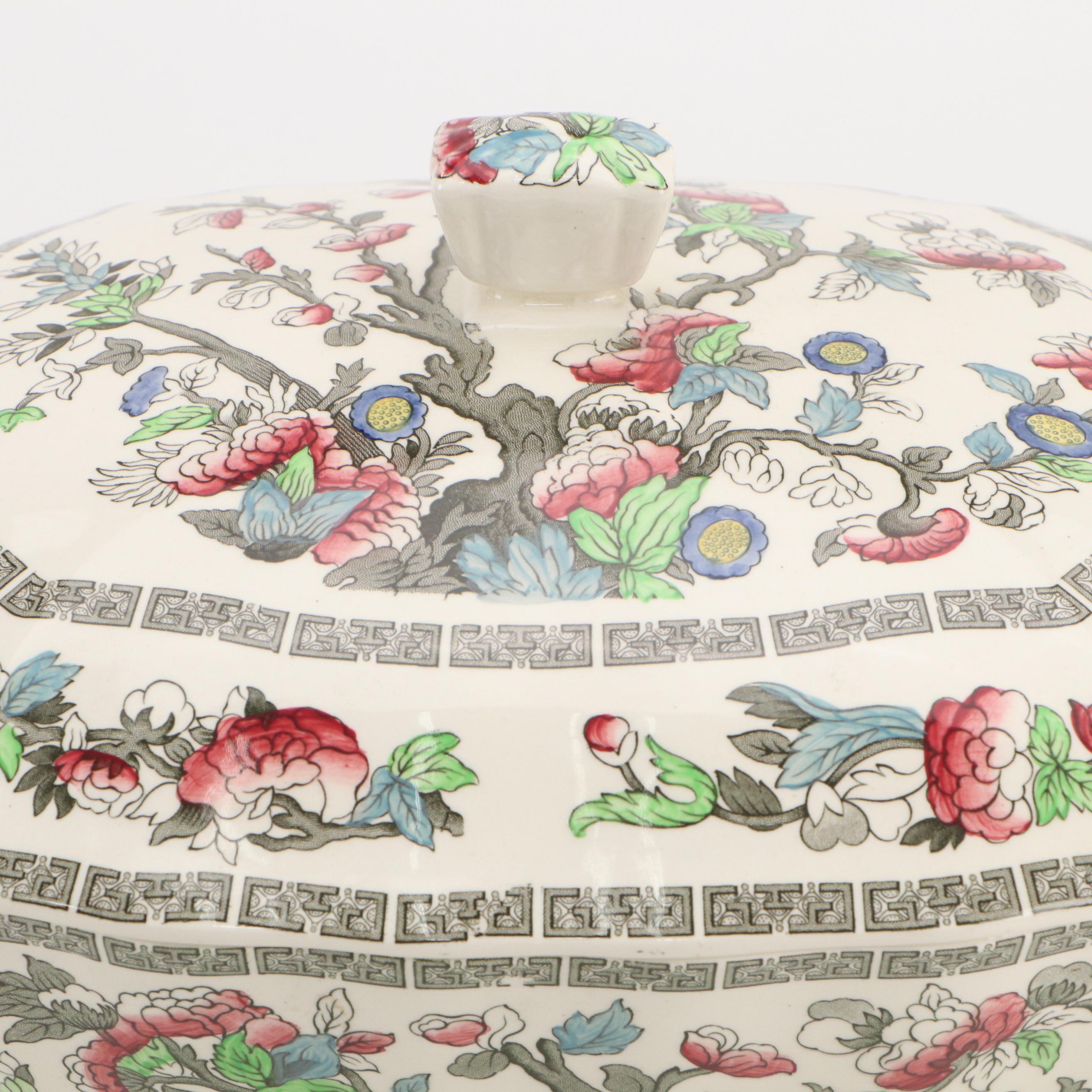 Johnson Bros "Indian Tree" Ironstone Soup Tureen