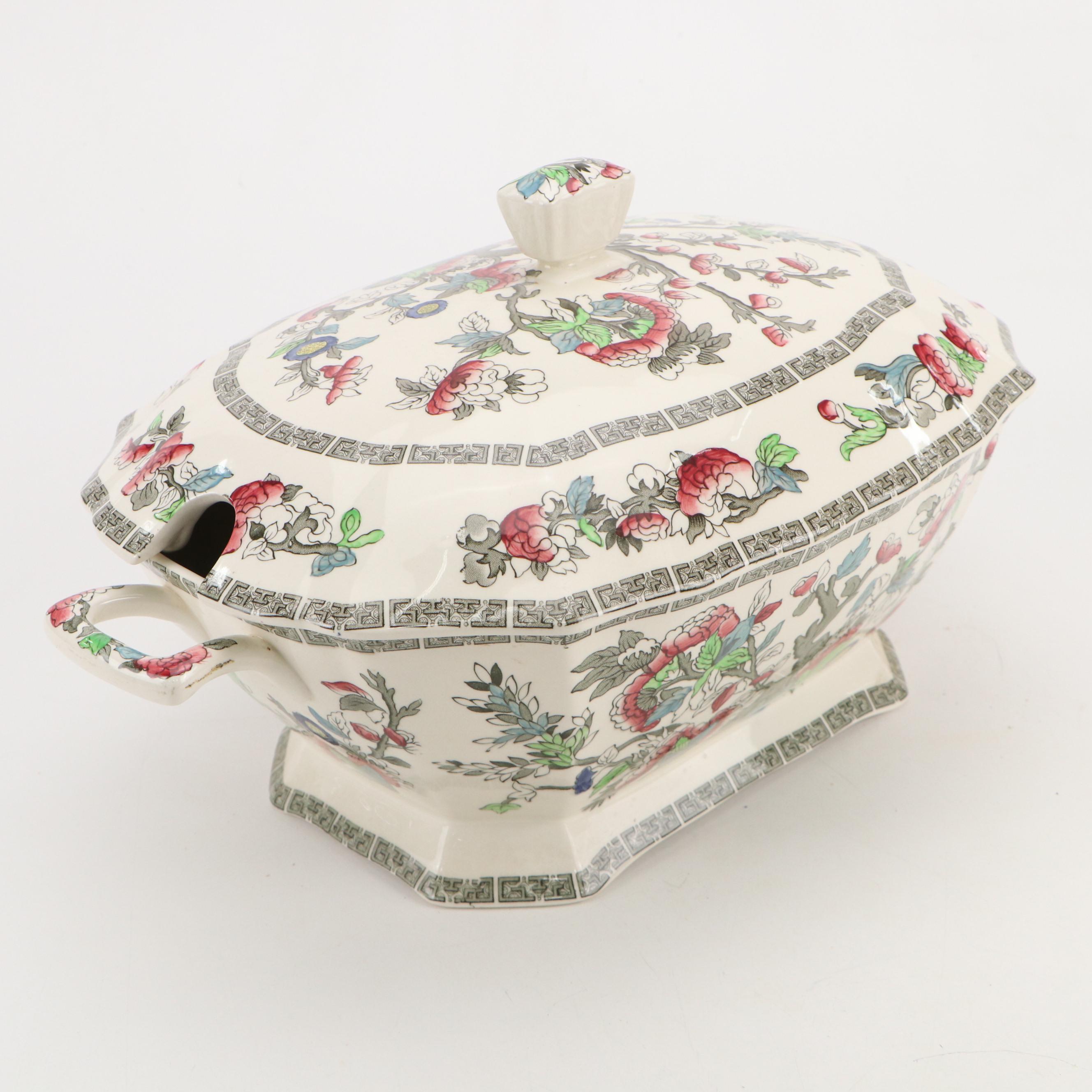 Johnson Bros "Indian Tree" Ironstone Soup Tureen
