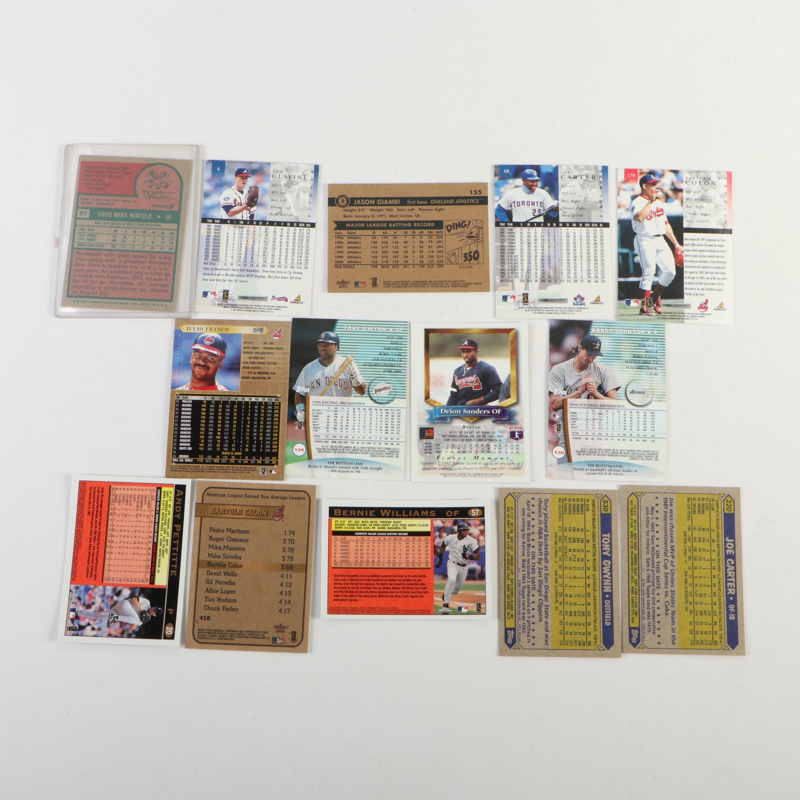Topps Chrome with Other Baseball Cards Featuring Ken Griffey Jr. and More
