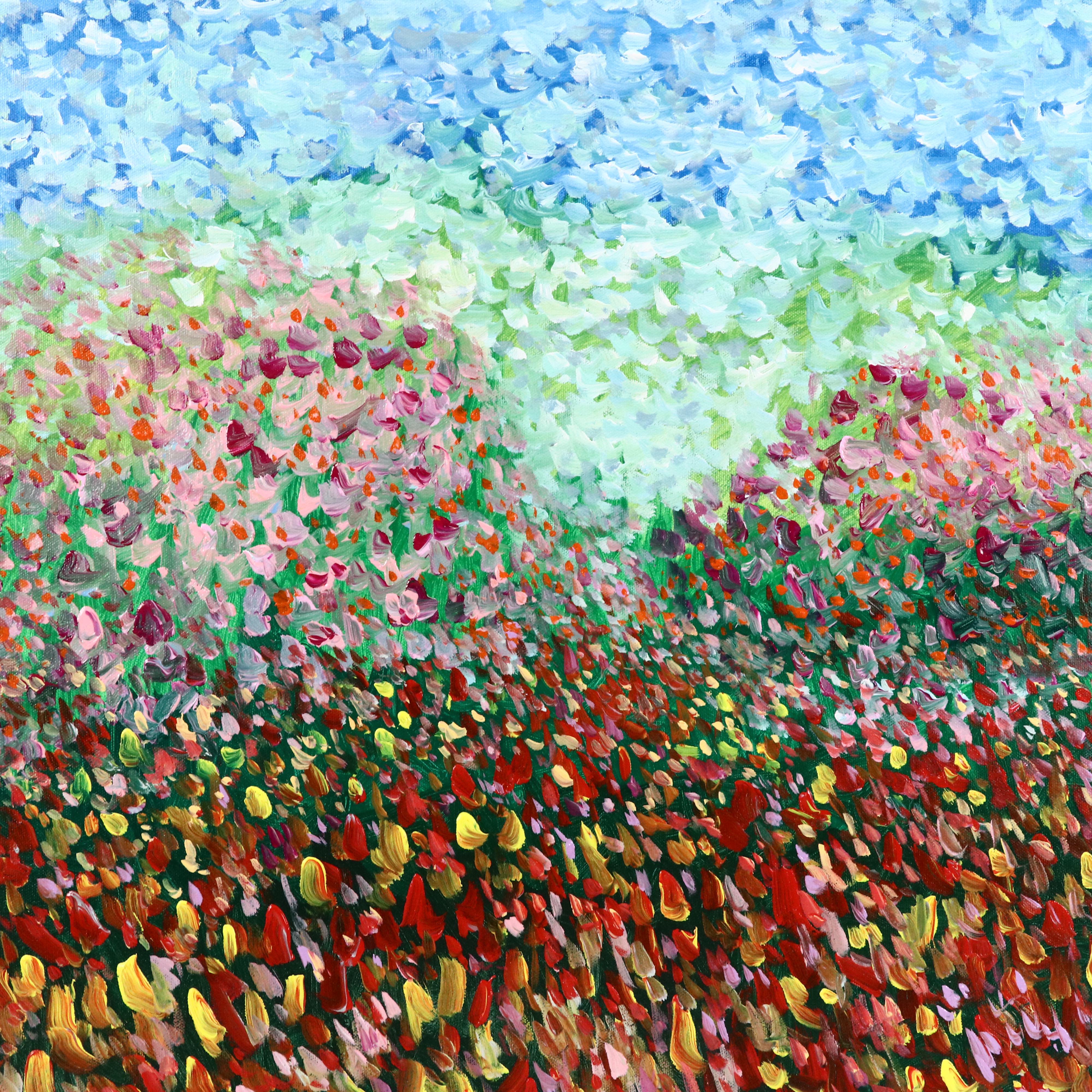 Saul Gefen Abstract Acrylic Painting "For You," 2025