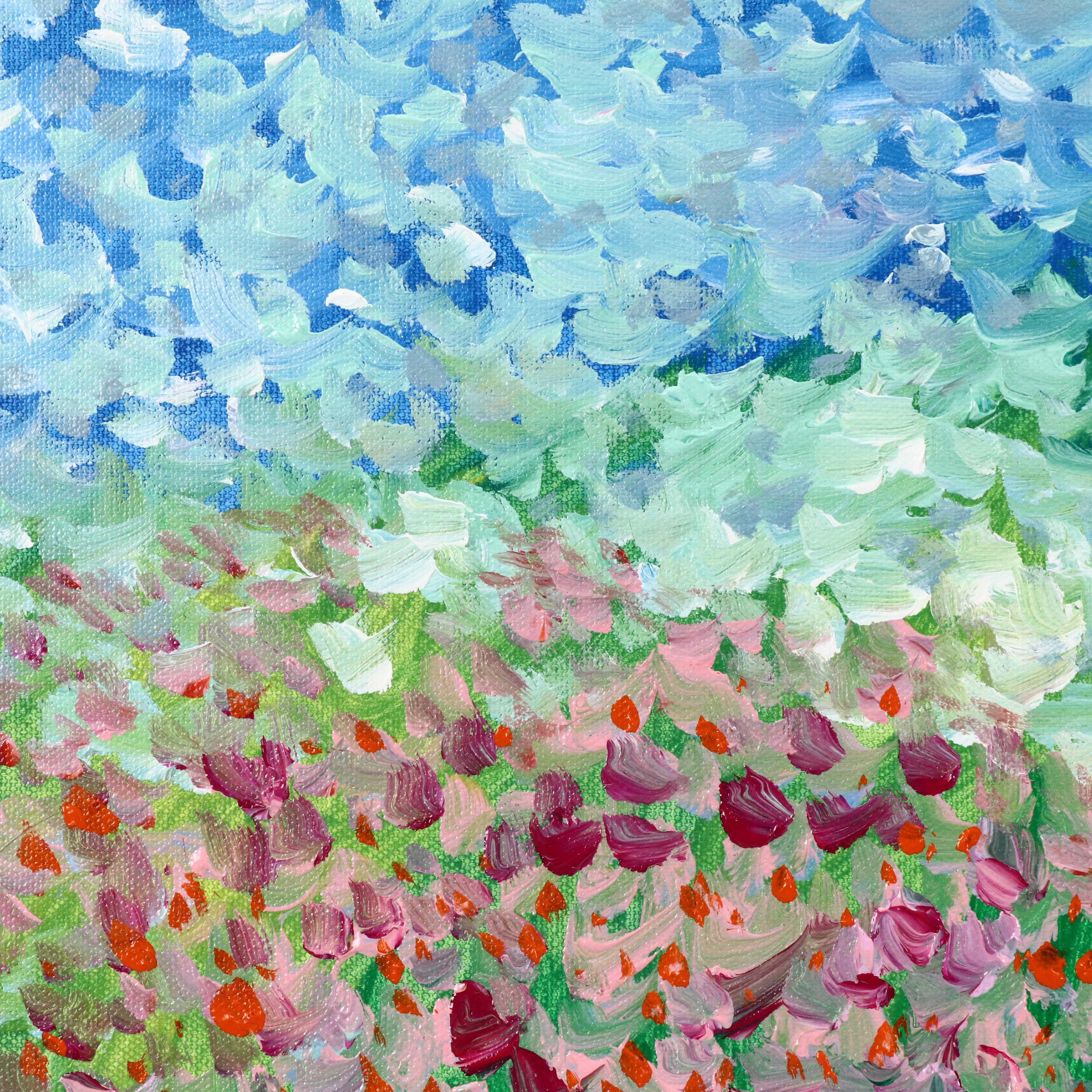 Saul Gefen Abstract Acrylic Painting "For You," 2025