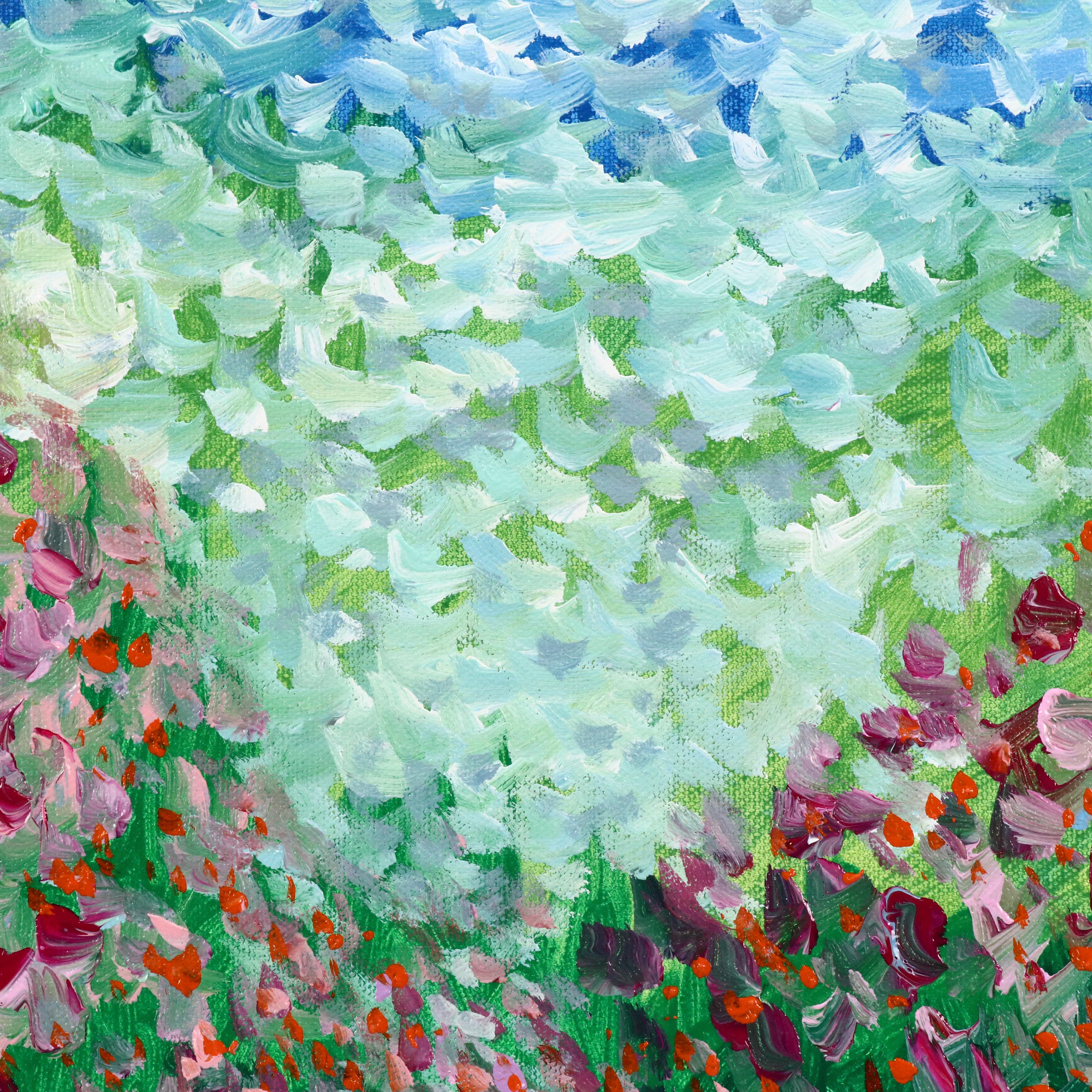 Saul Gefen Abstract Acrylic Painting "For You," 2025