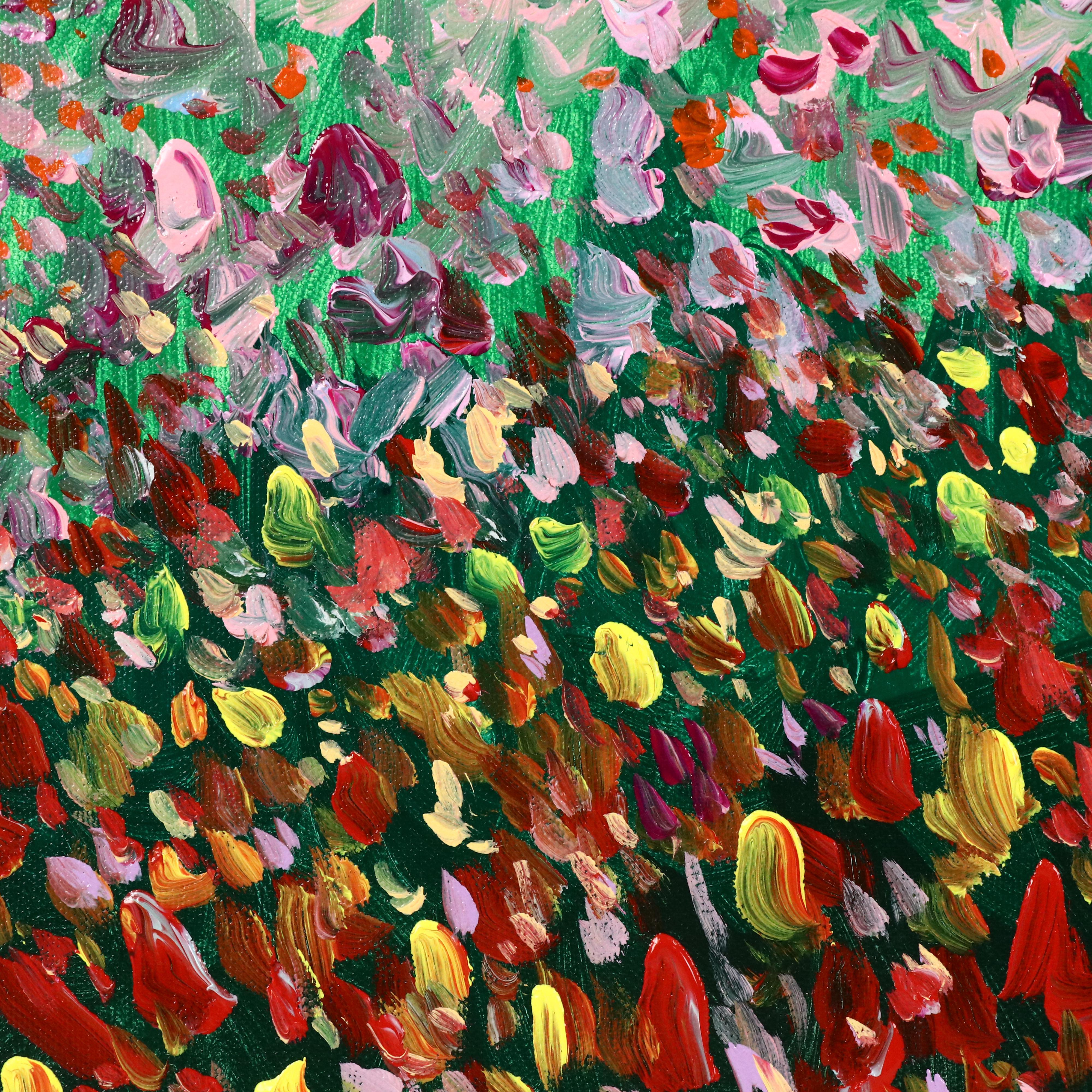 Saul Gefen Abstract Acrylic Painting "For You," 2025