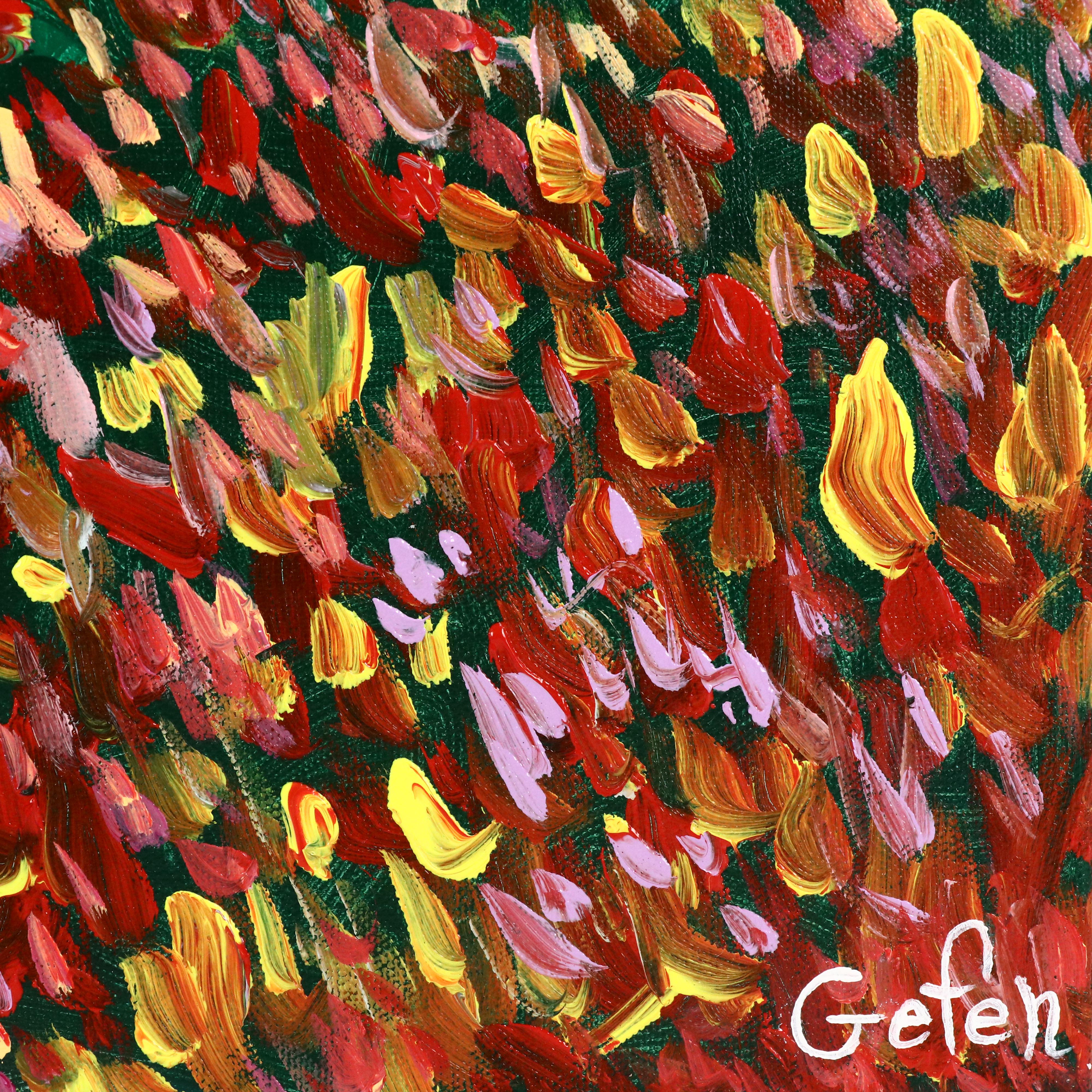 Saul Gefen Abstract Acrylic Painting "For You," 2025