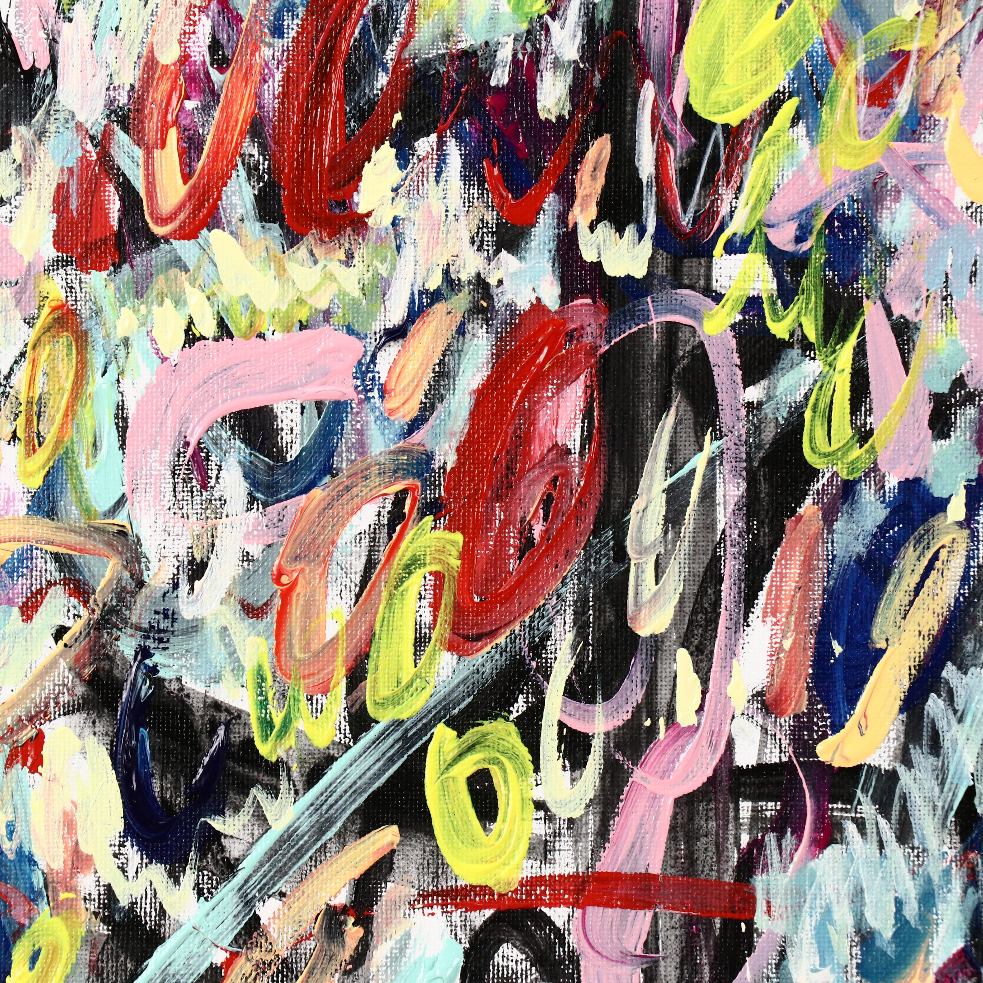 Saul Gefen Abstract Acrylic Painting, 2025