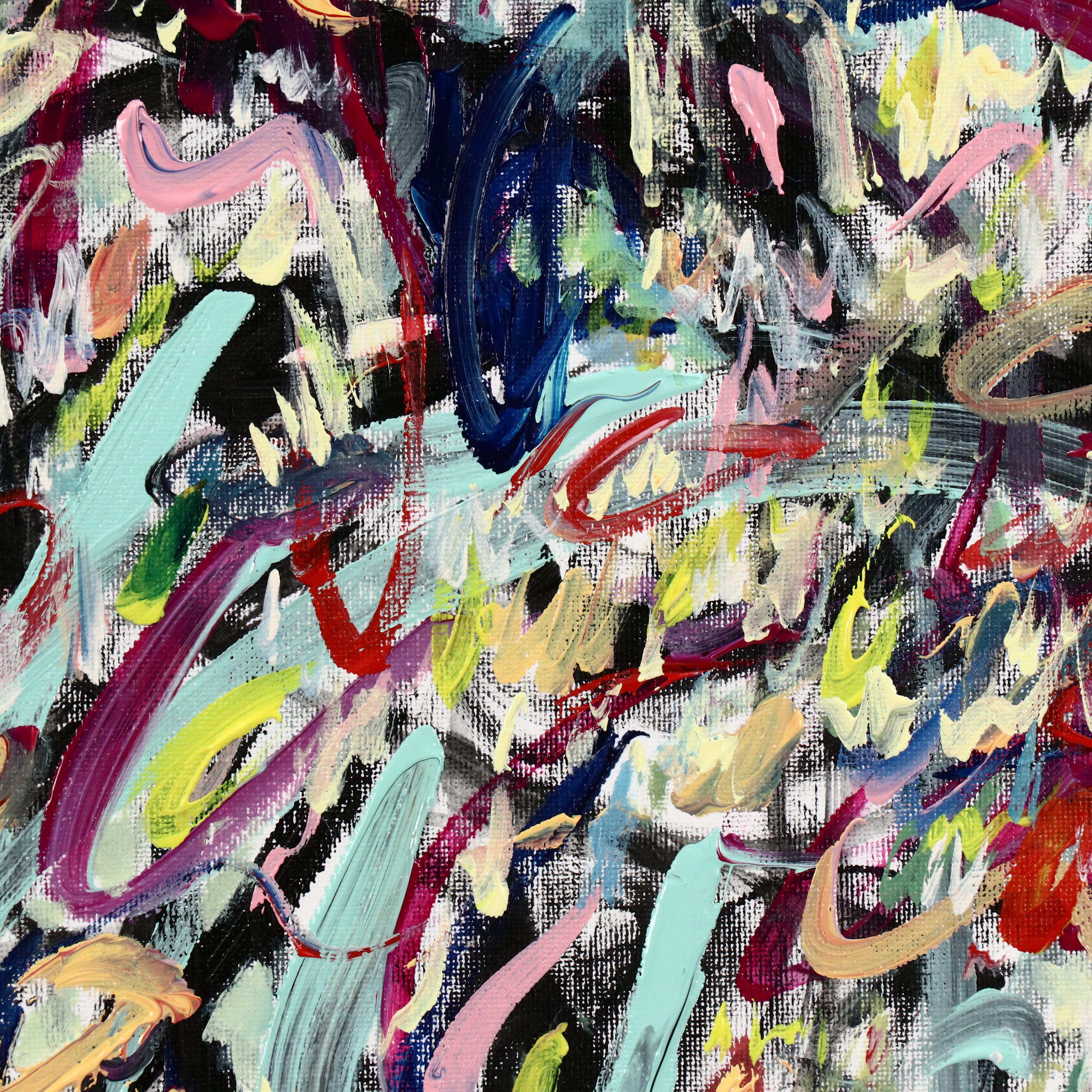 Saul Gefen Abstract Acrylic Painting, 2025