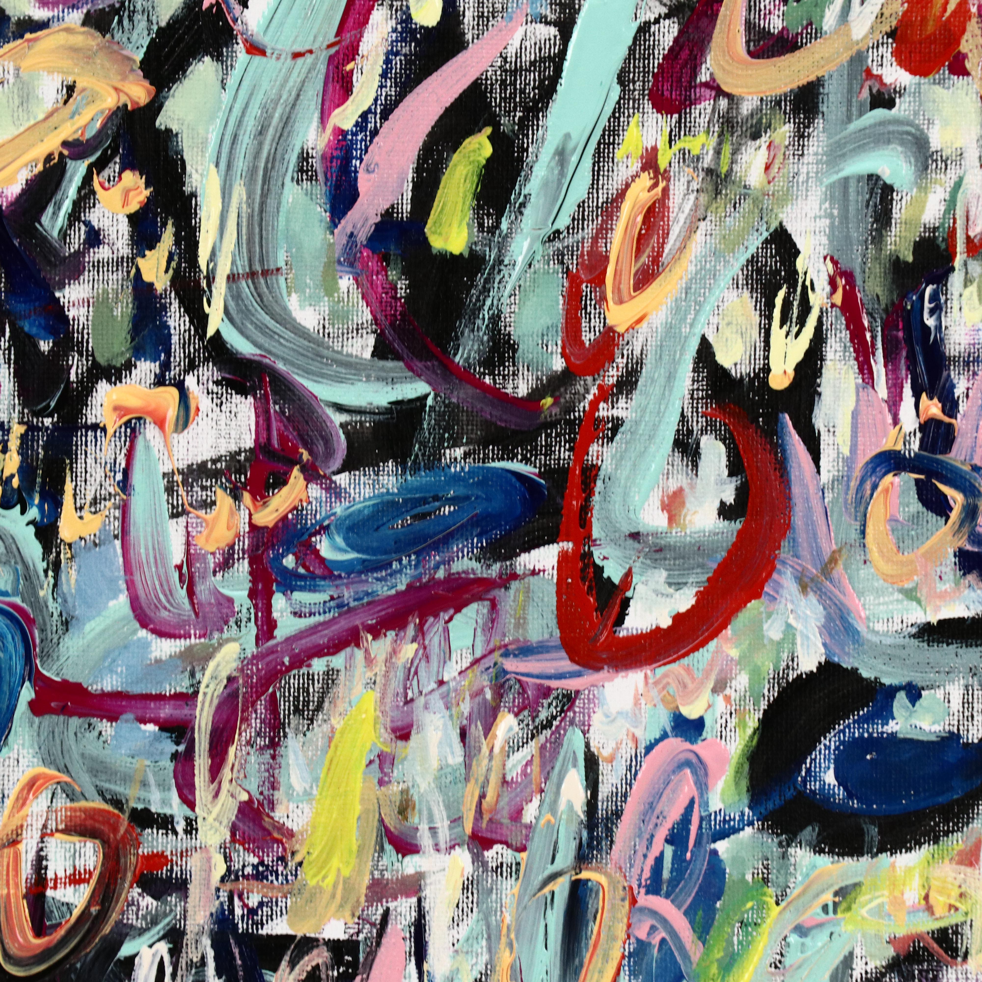 Saul Gefen Abstract Acrylic Painting, 2025