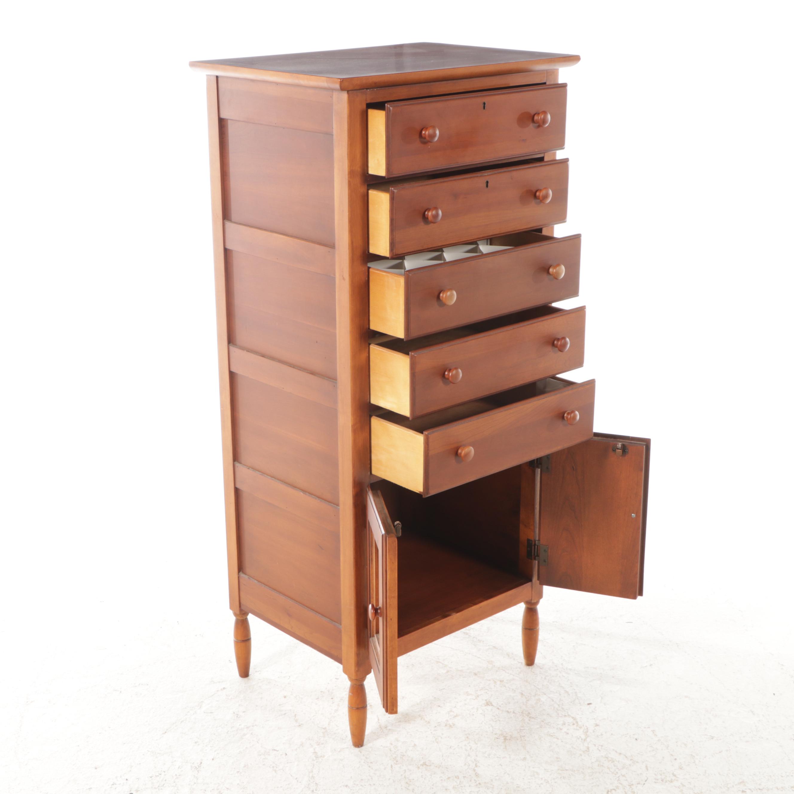Lexington Shaker Style Cherry Lingerie Chest