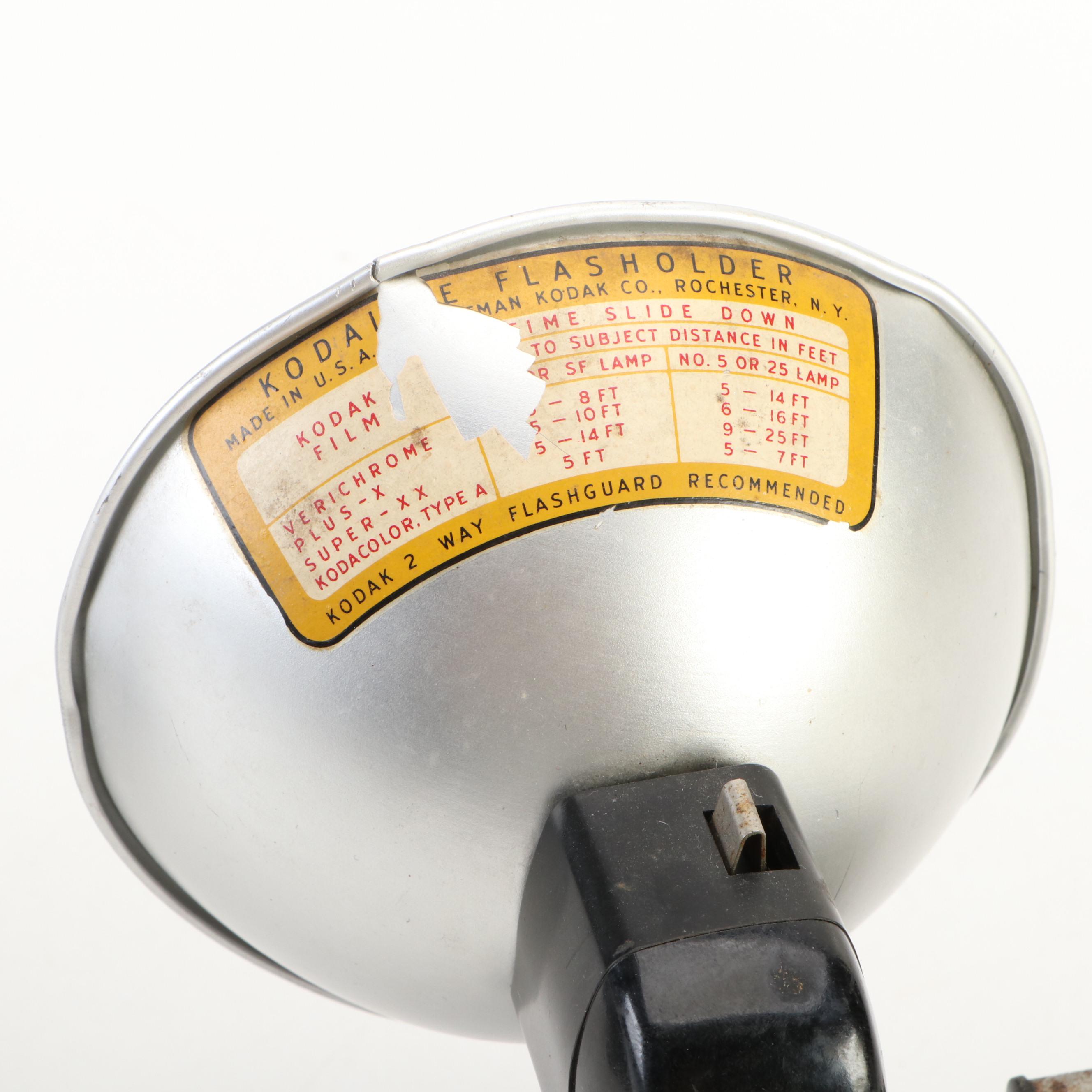 Kodak Brownie Hawkeye Flash Model Camera and Flash Six-20 Camera