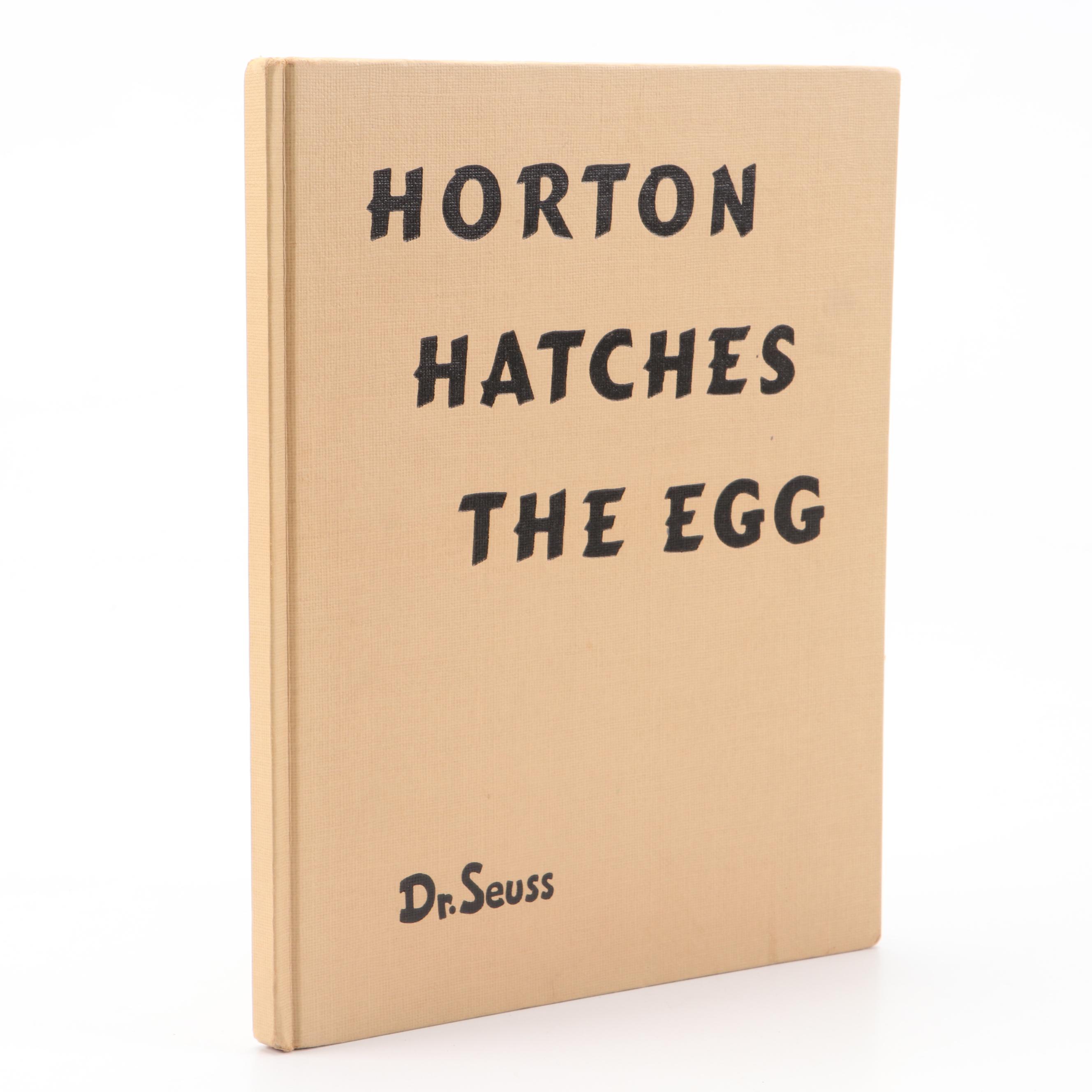 Illustrated "Horton Hatches the Egg" by Dr. Seuss, 1940