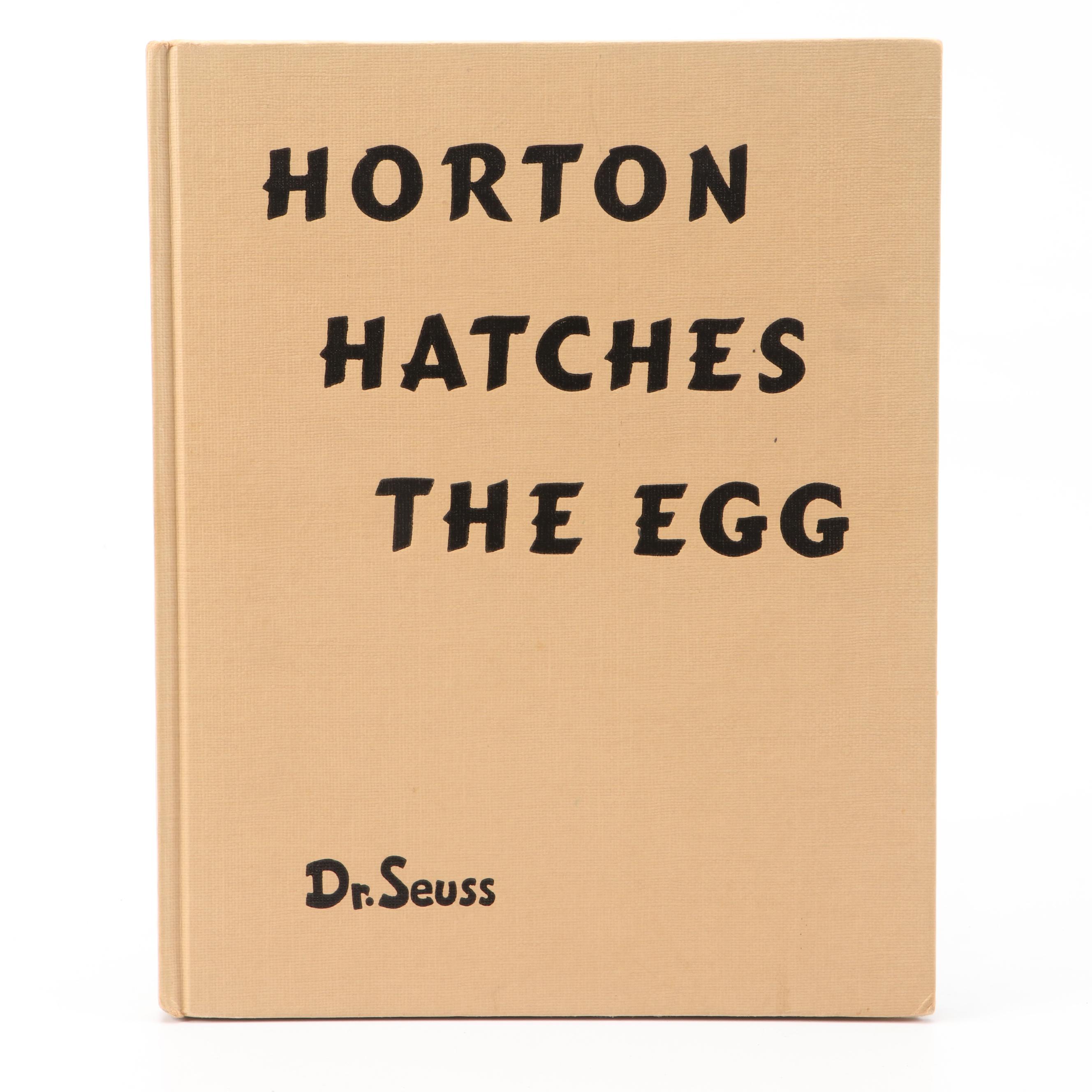 Illustrated "Horton Hatches the Egg" by Dr. Seuss, 1940