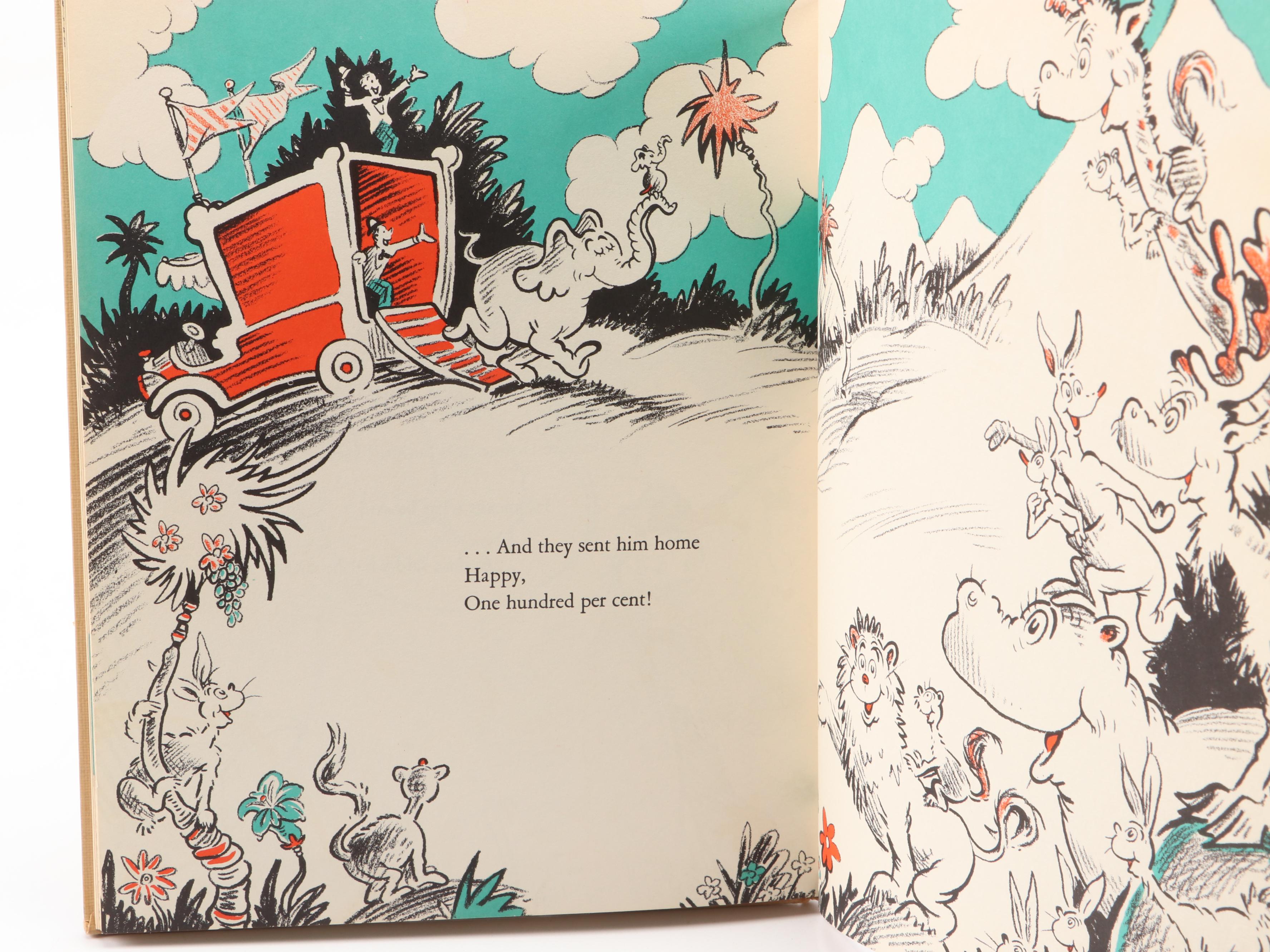 Illustrated "Horton Hatches the Egg" by Dr. Seuss, 1940