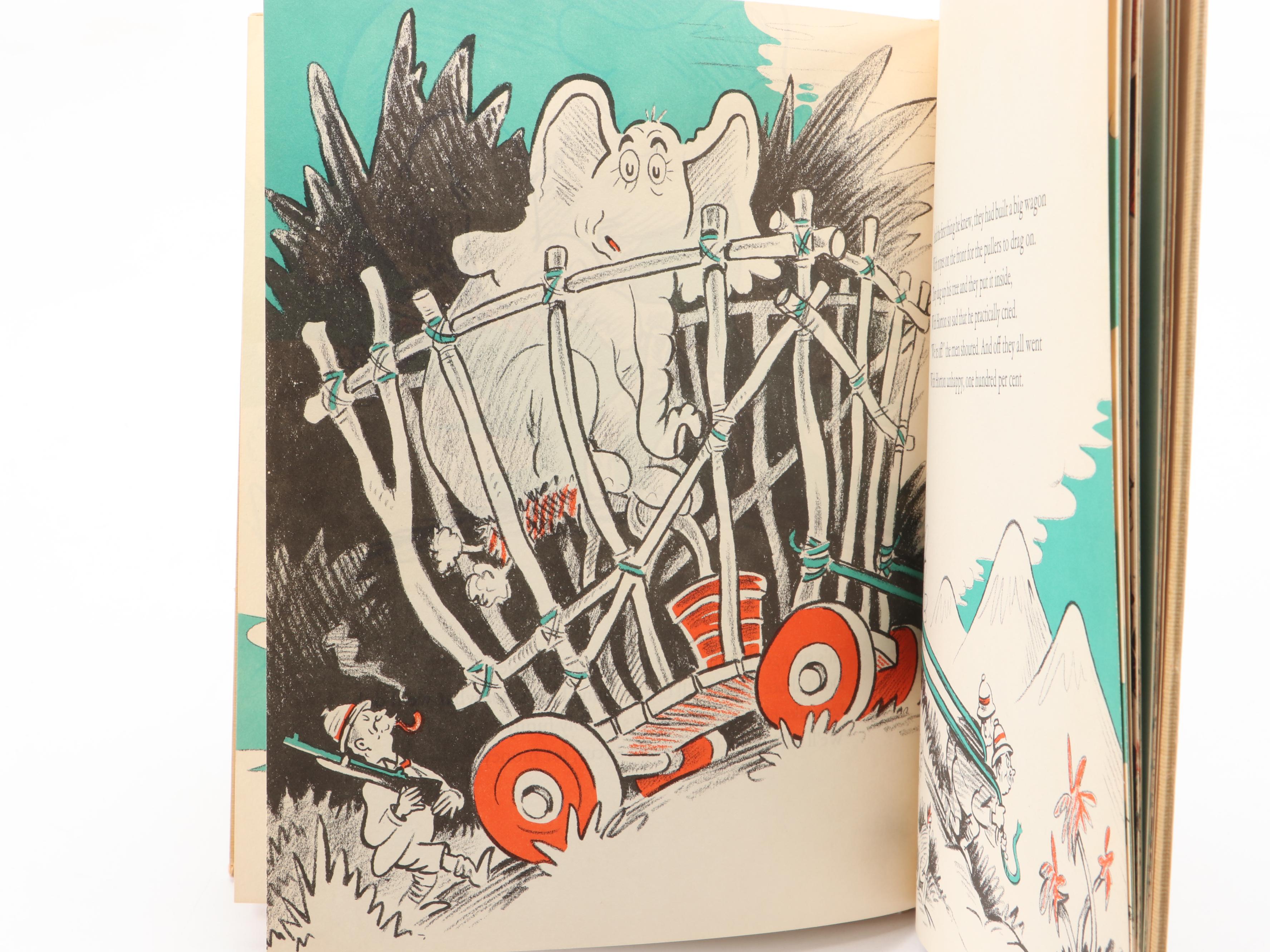 Illustrated "Horton Hatches the Egg" by Dr. Seuss, 1940