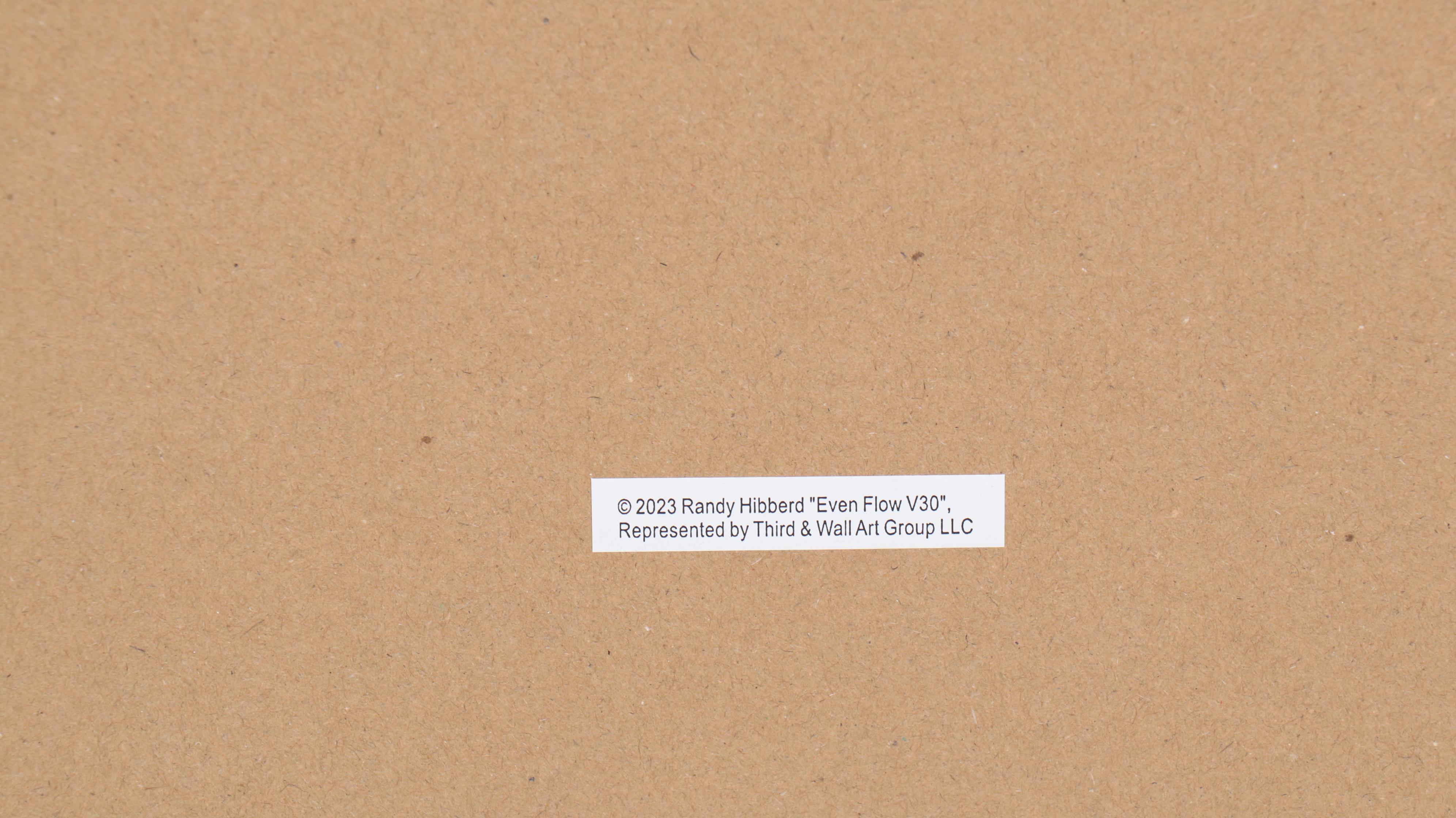 Embellished Giclée After Randy Hibberd "Even Flow V30," 2023