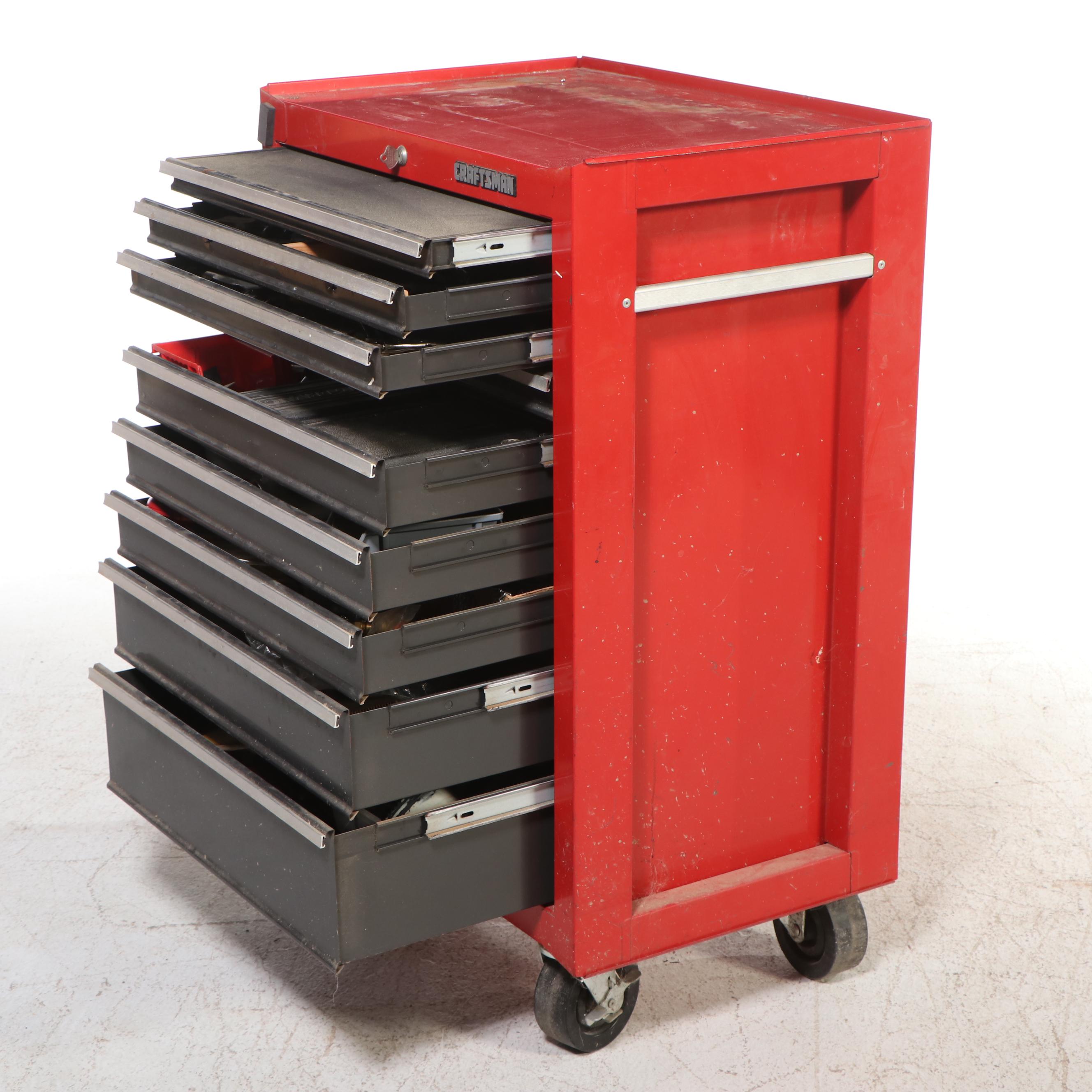 Craftsman Tool Chest, Pelican Hardshell Gun Case, AutoTrend Creeper, Hand Tools