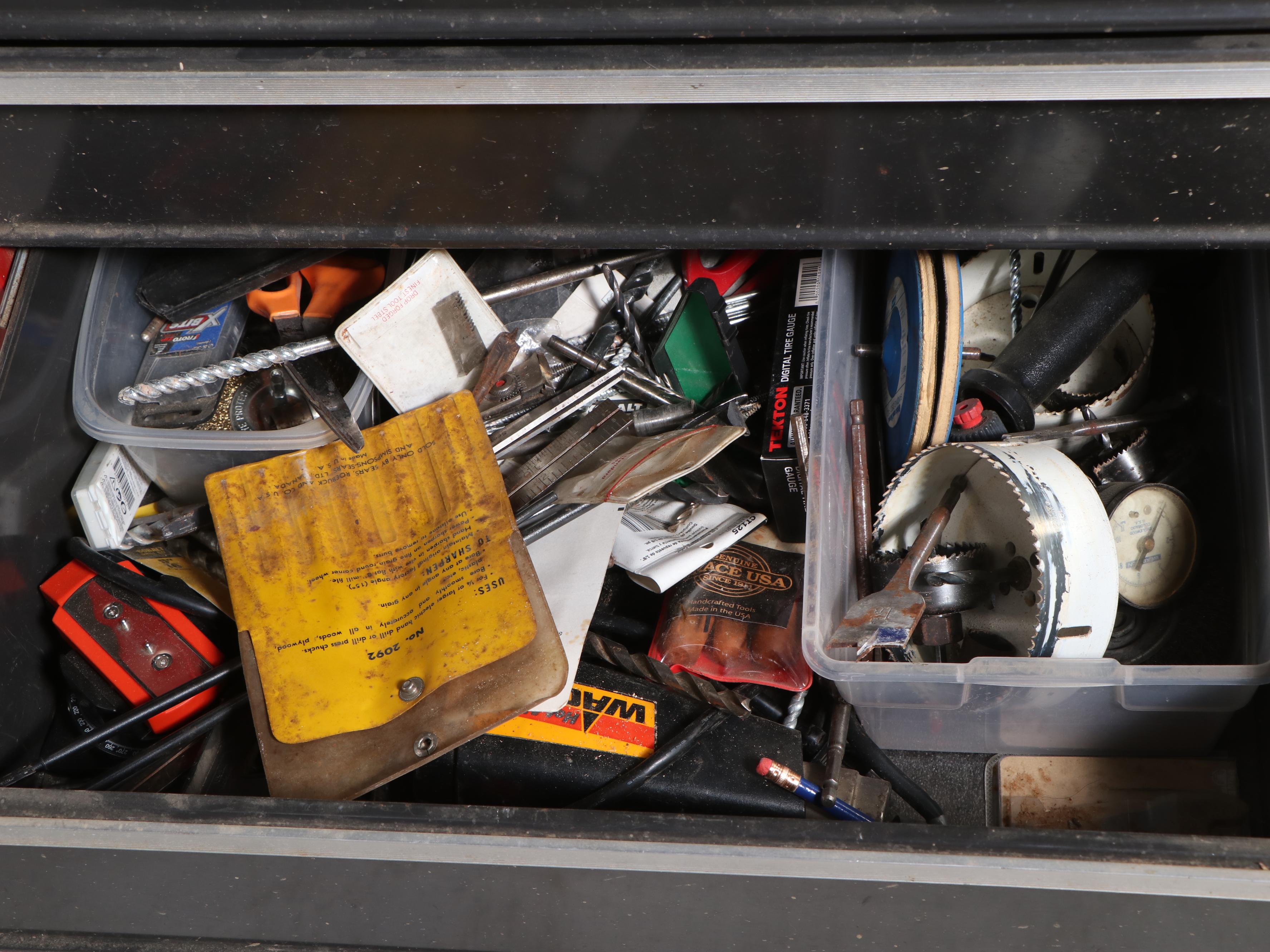 Craftsman Tool Chest, Pelican Hardshell Gun Case, AutoTrend Creeper, Hand Tools