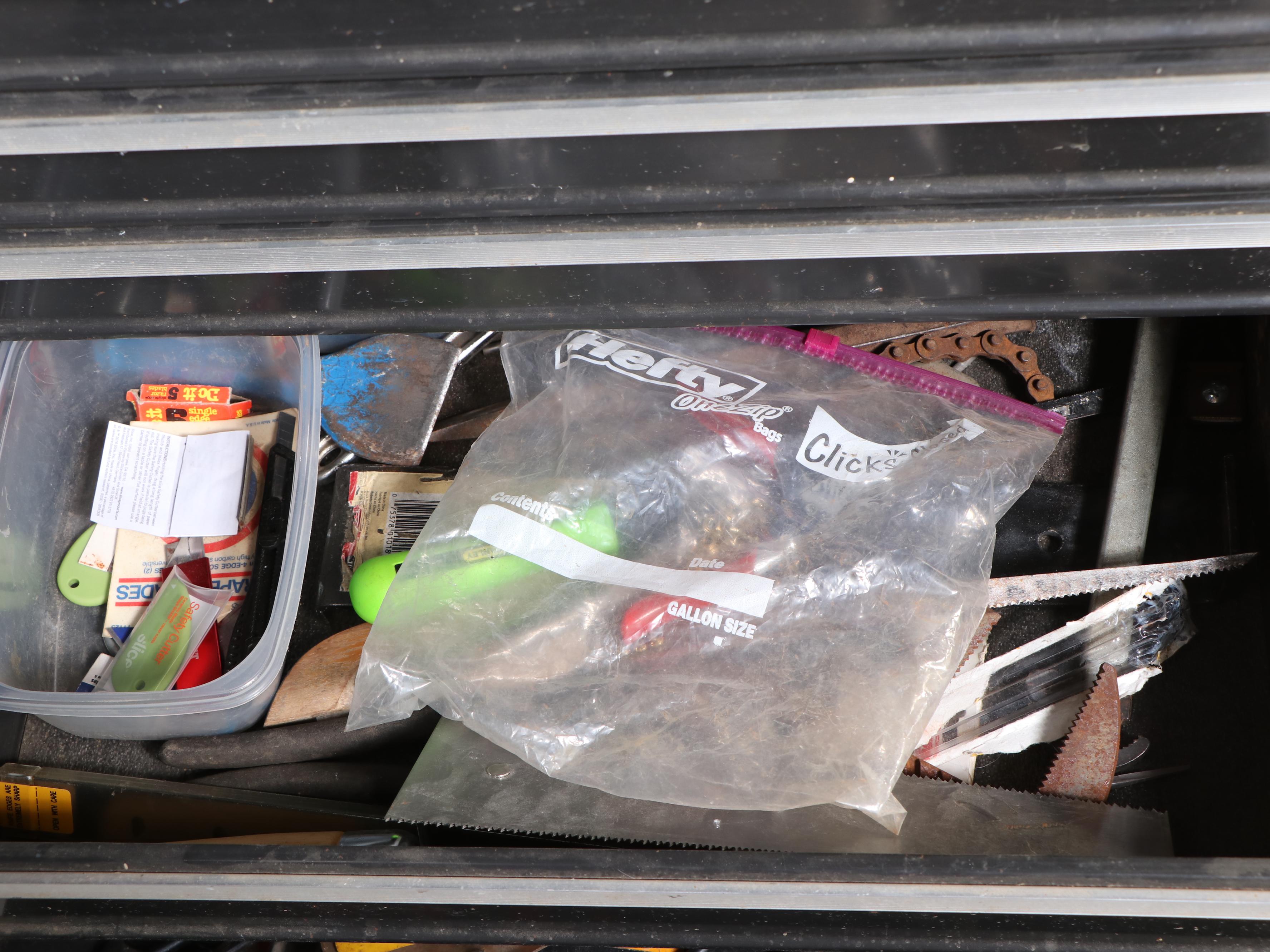 Craftsman Tool Chest, Pelican Hardshell Gun Case, AutoTrend Creeper, Hand Tools