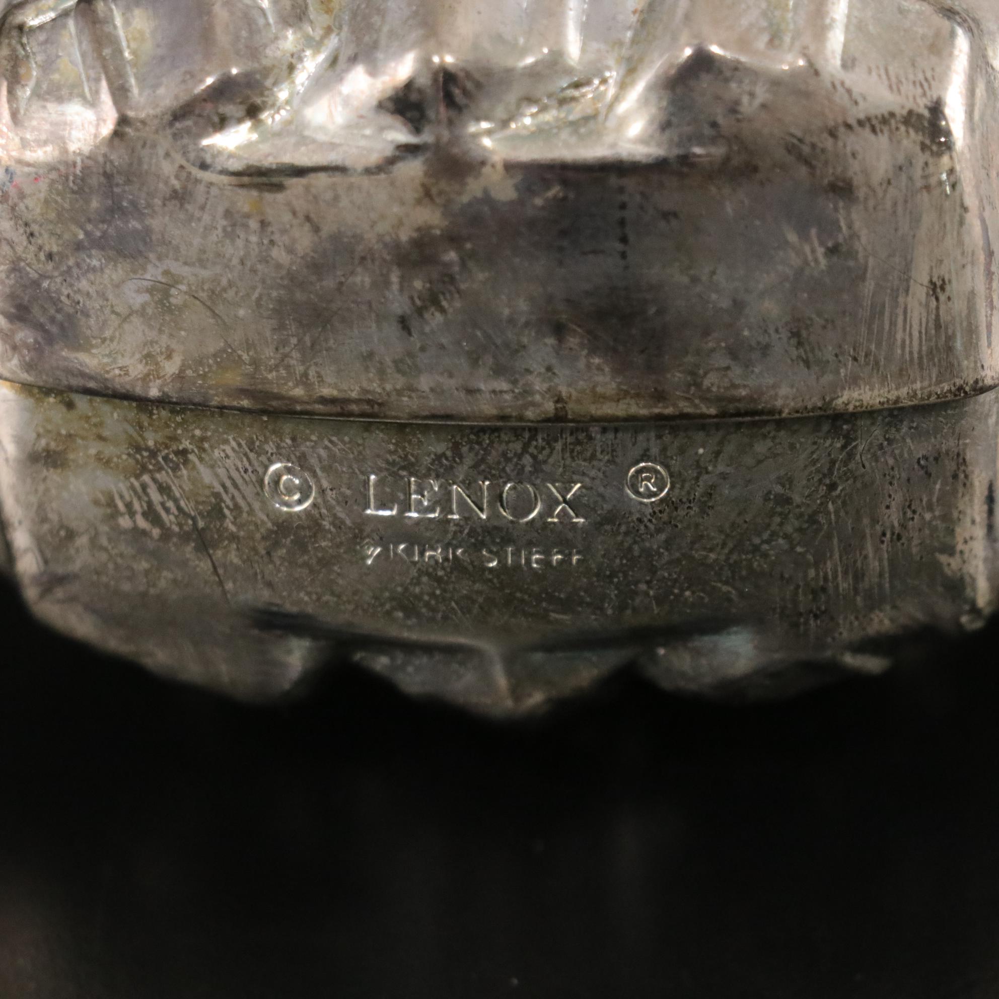 Lenox China Jewels "Angels" Musical Figurine with Waterford & More Crystal Decor