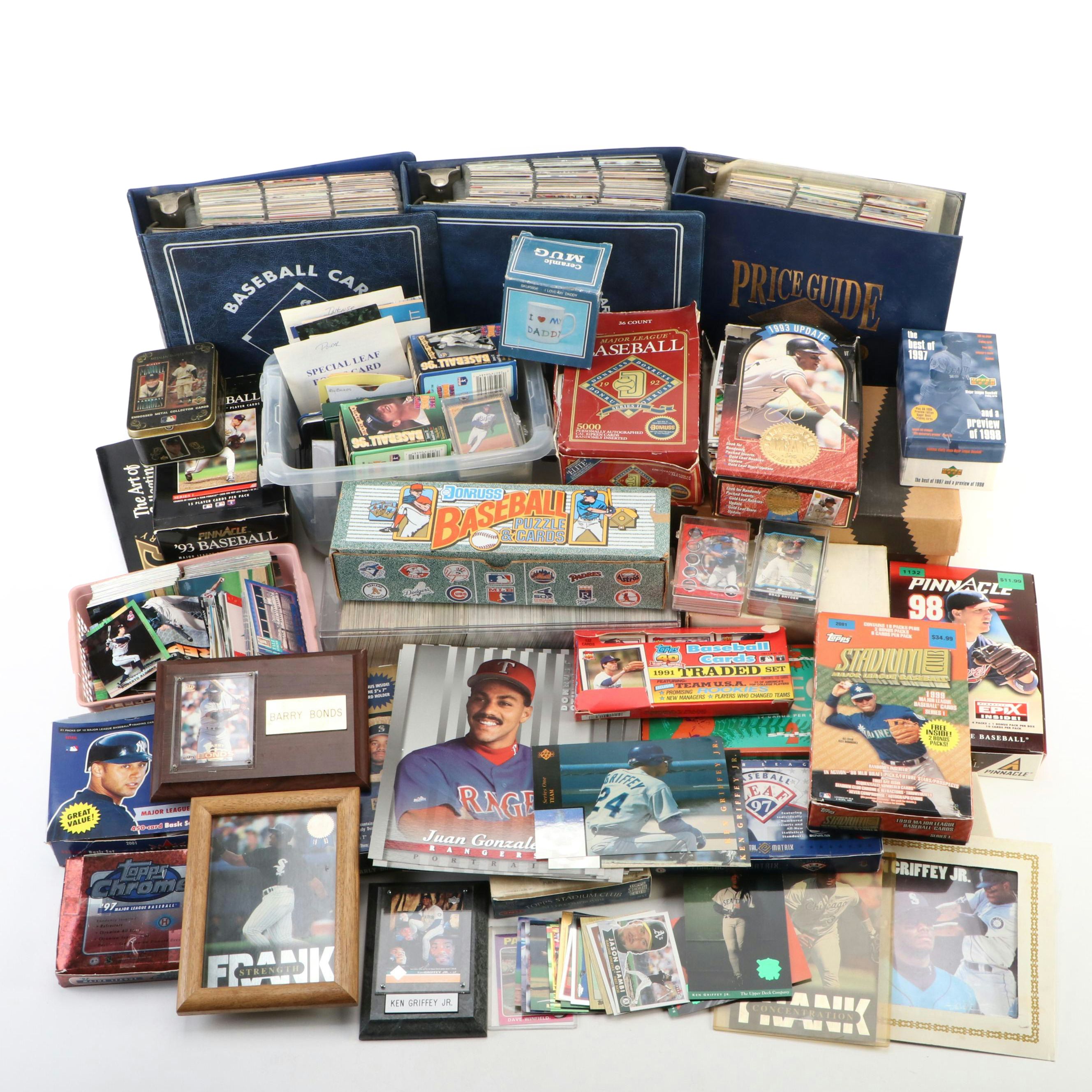 Topps Chrome with Other Baseball Cards Featuring Ken Griffey Jr. and More