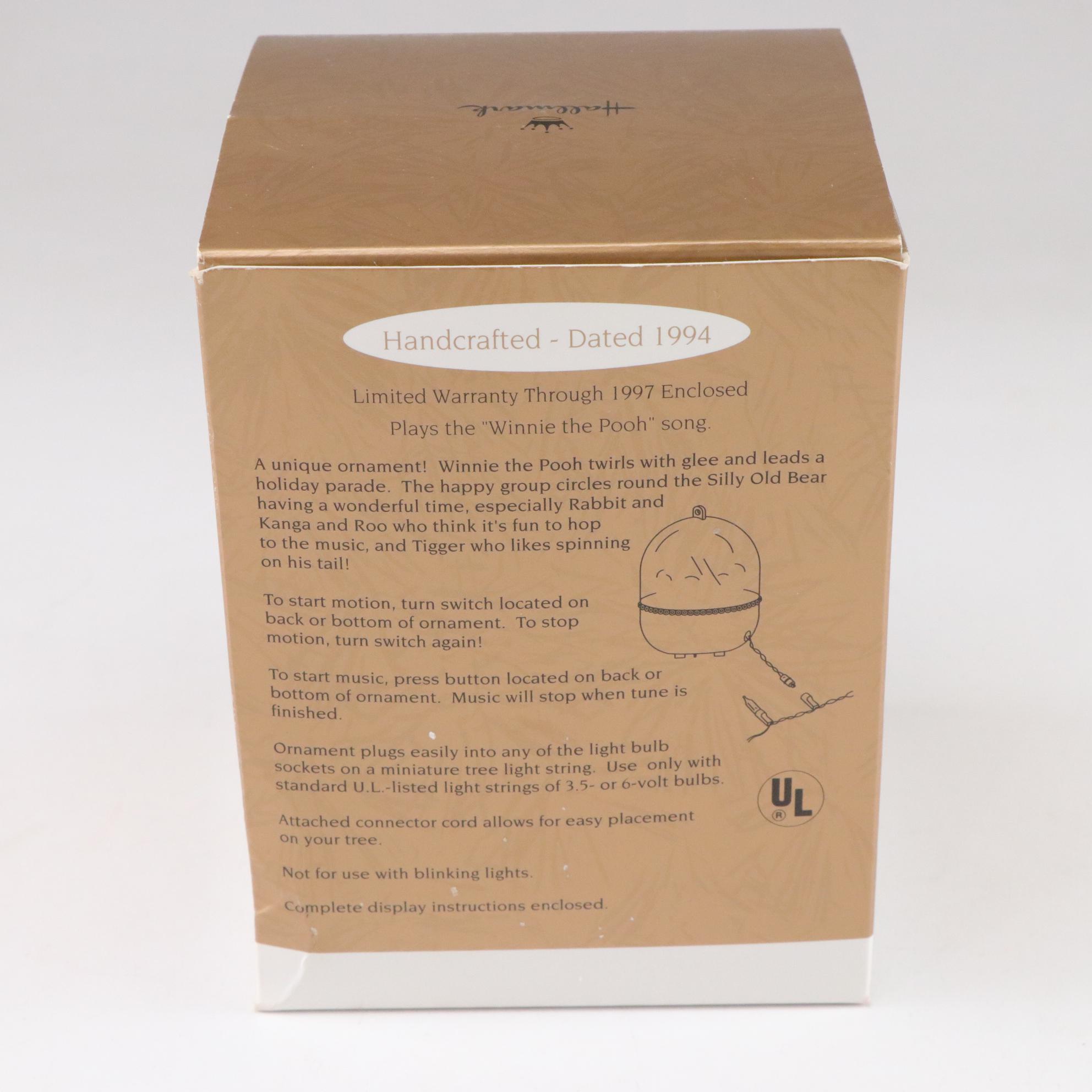 Winnie the Pooh Character Stockings and Ornament with Santa & Snowman Ornaments