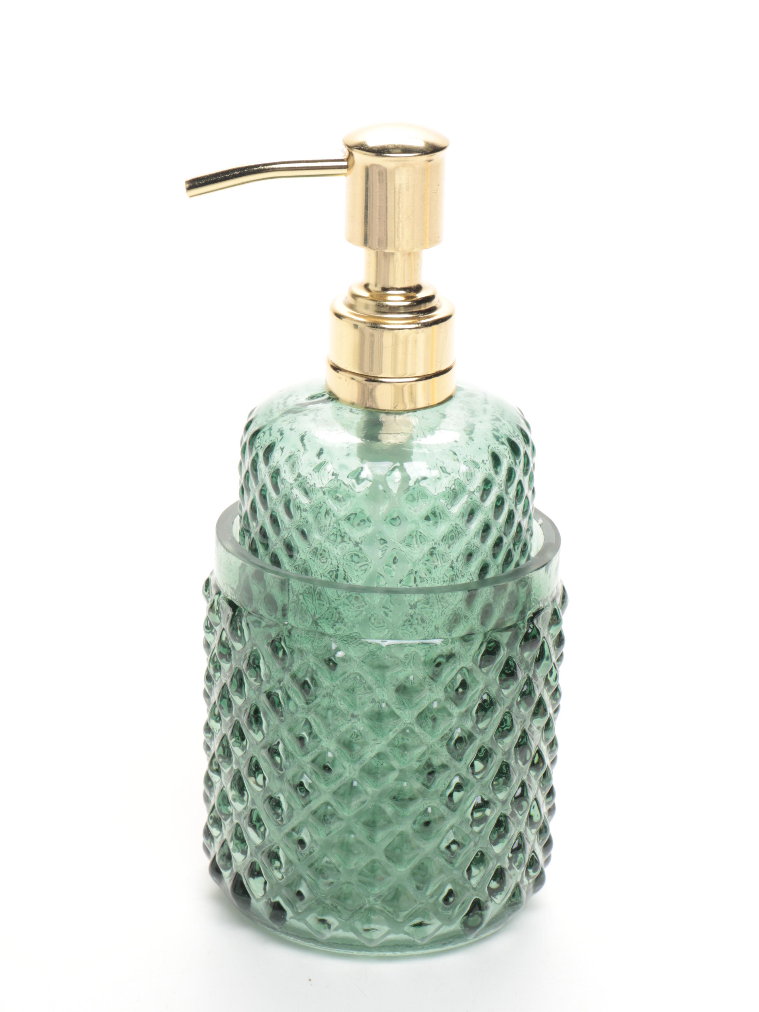 UGG Ceramic Soap Dispenser and Jar with Curtains and Other Décor