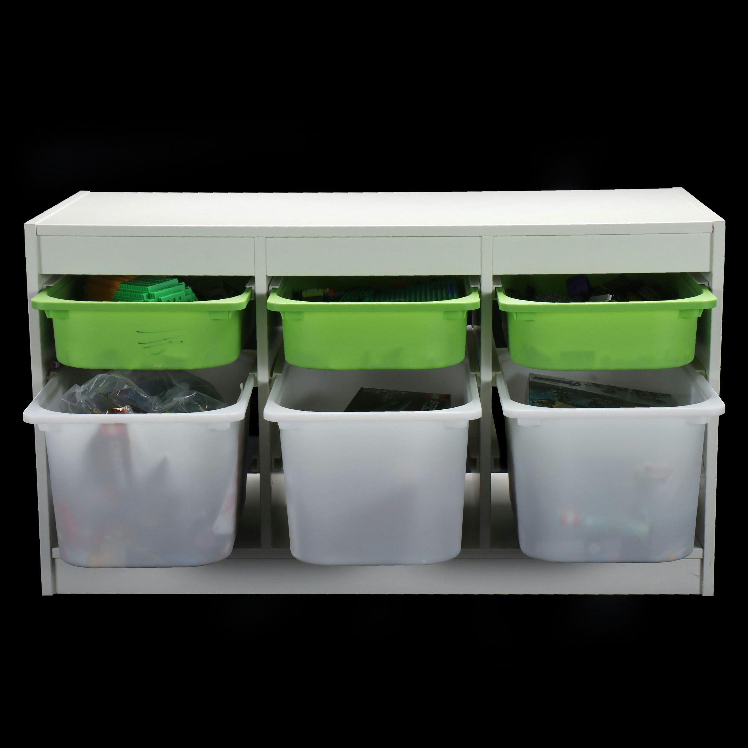 LEGOs in Storage Bins Including Speed Champions "Fast & Furious Dodge II"