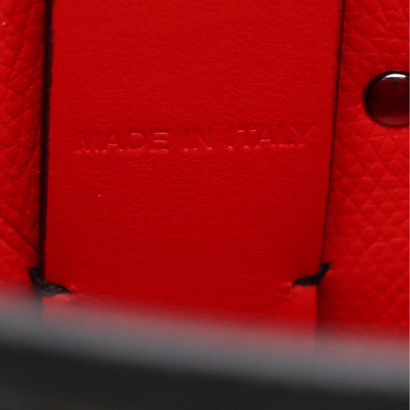 Christian Louboutin Cabata North/South Mini Tote in Spiked/Studded Leather