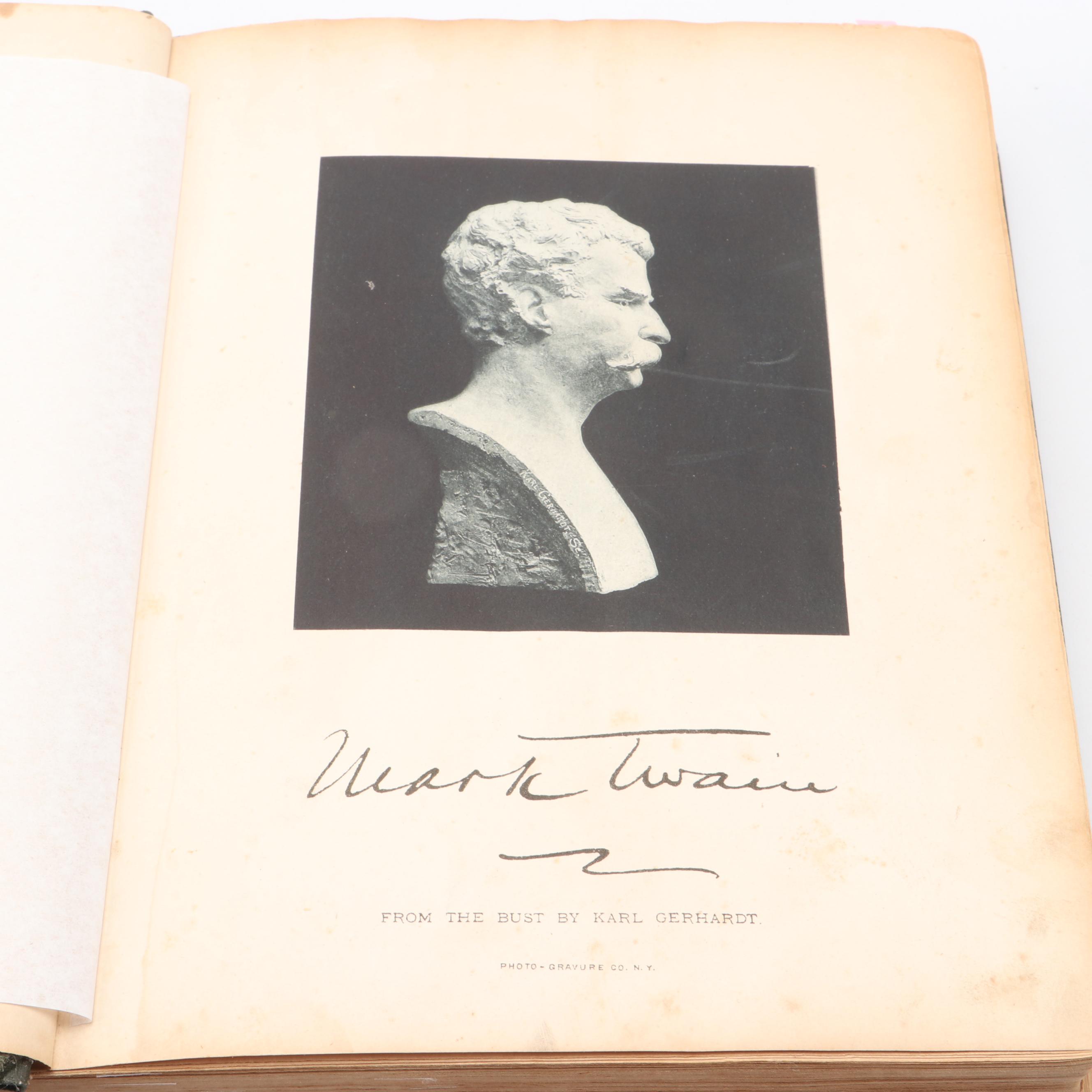 First American Edition, Third State "Huckleberry Finn" by Mark Twain, 1885