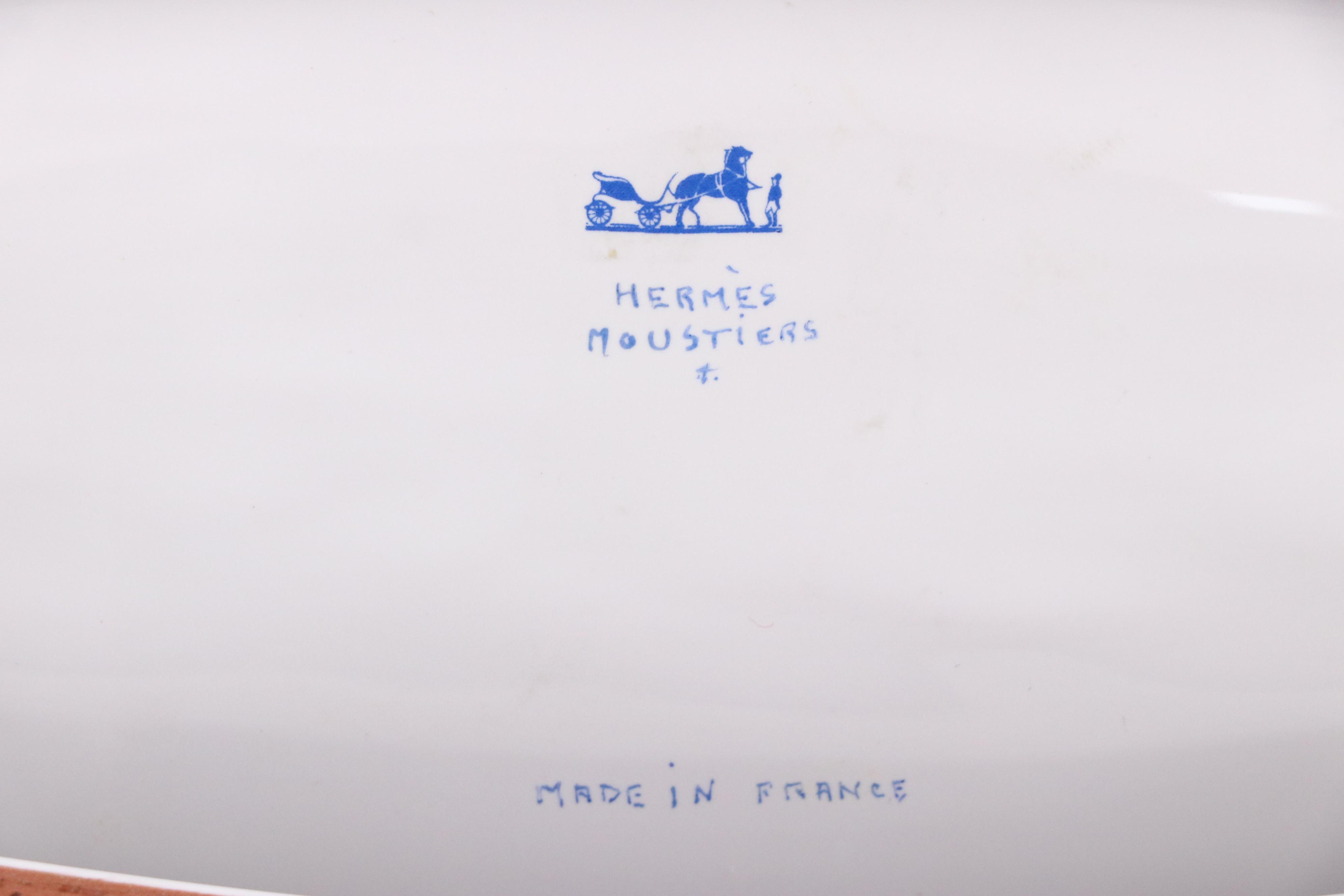 Hermès "Toucans" Porcelain Dinnerware and Planter, 1991–2017