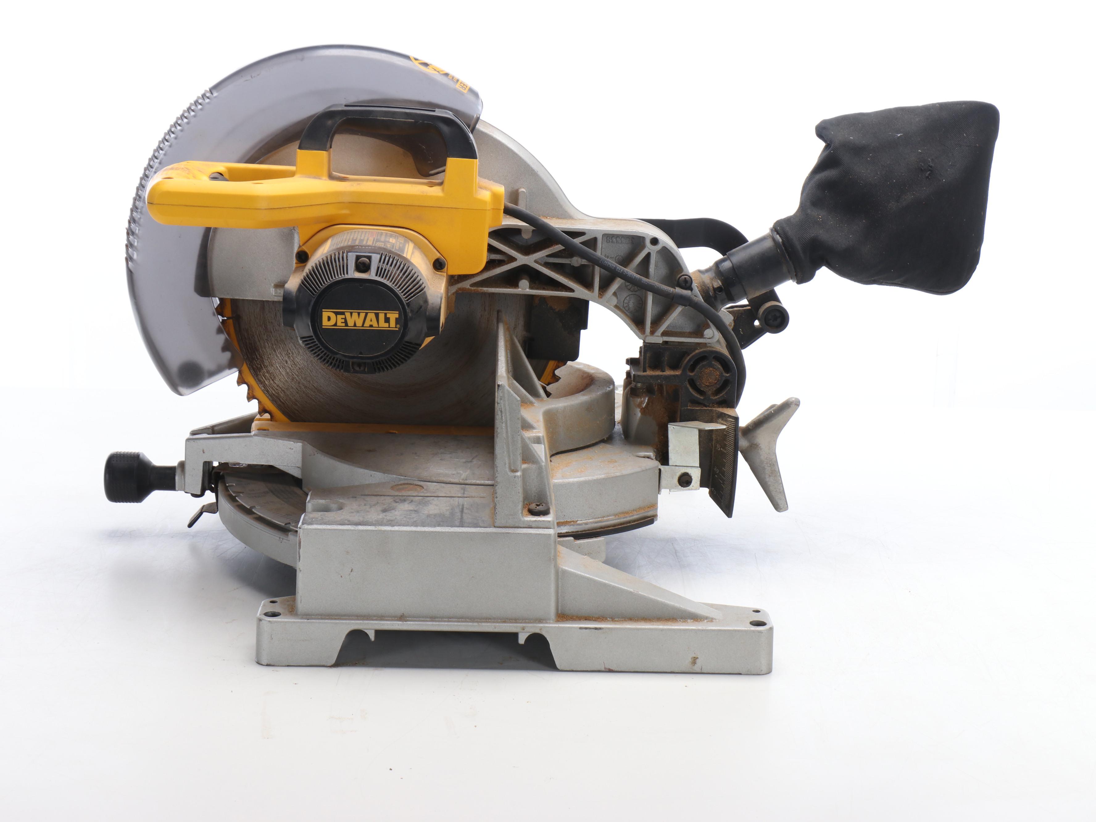 DeWalt DW705 12" Single Bevel Compound Miter Saw