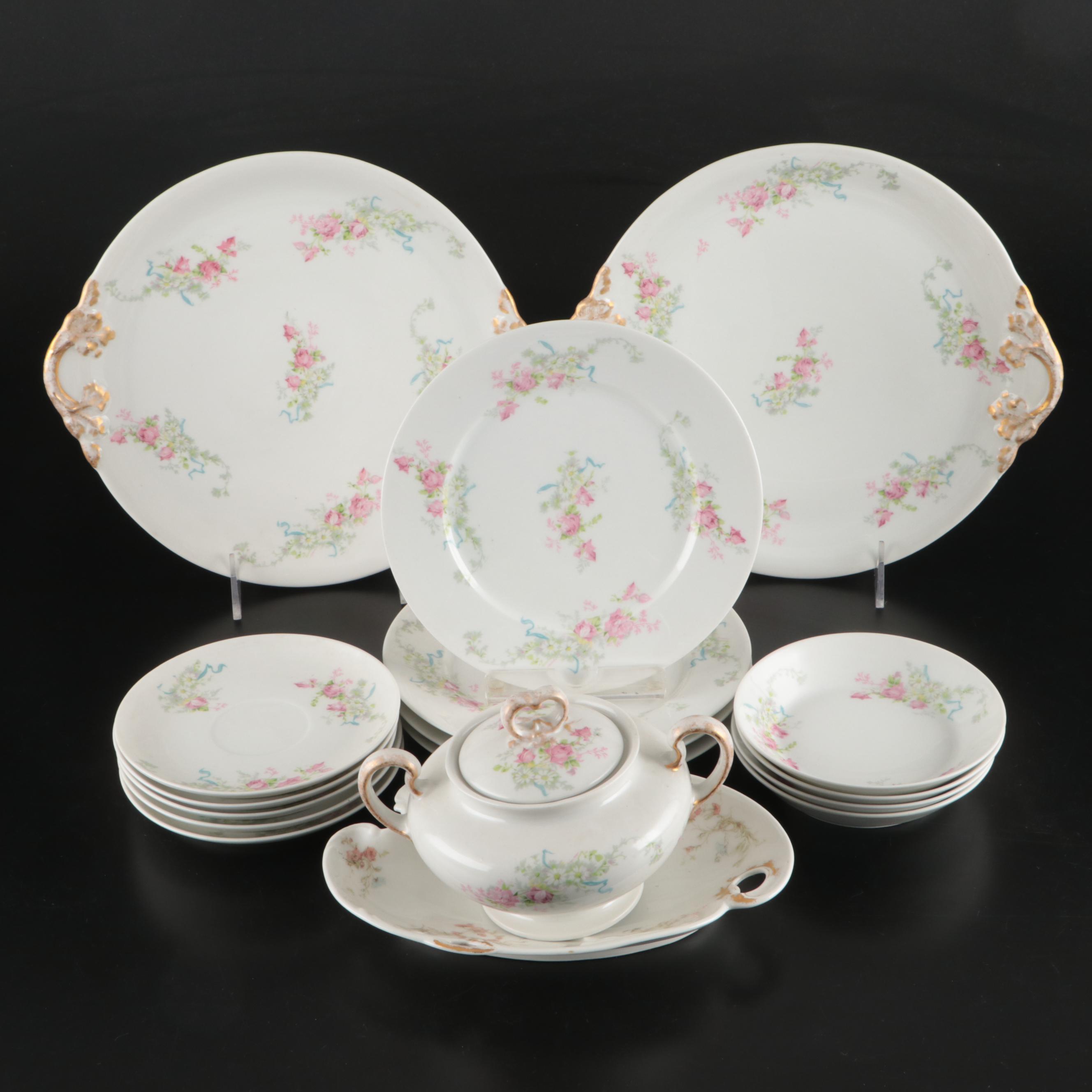 William Guerin & Co. and Other Limoges Porcelain Tableware