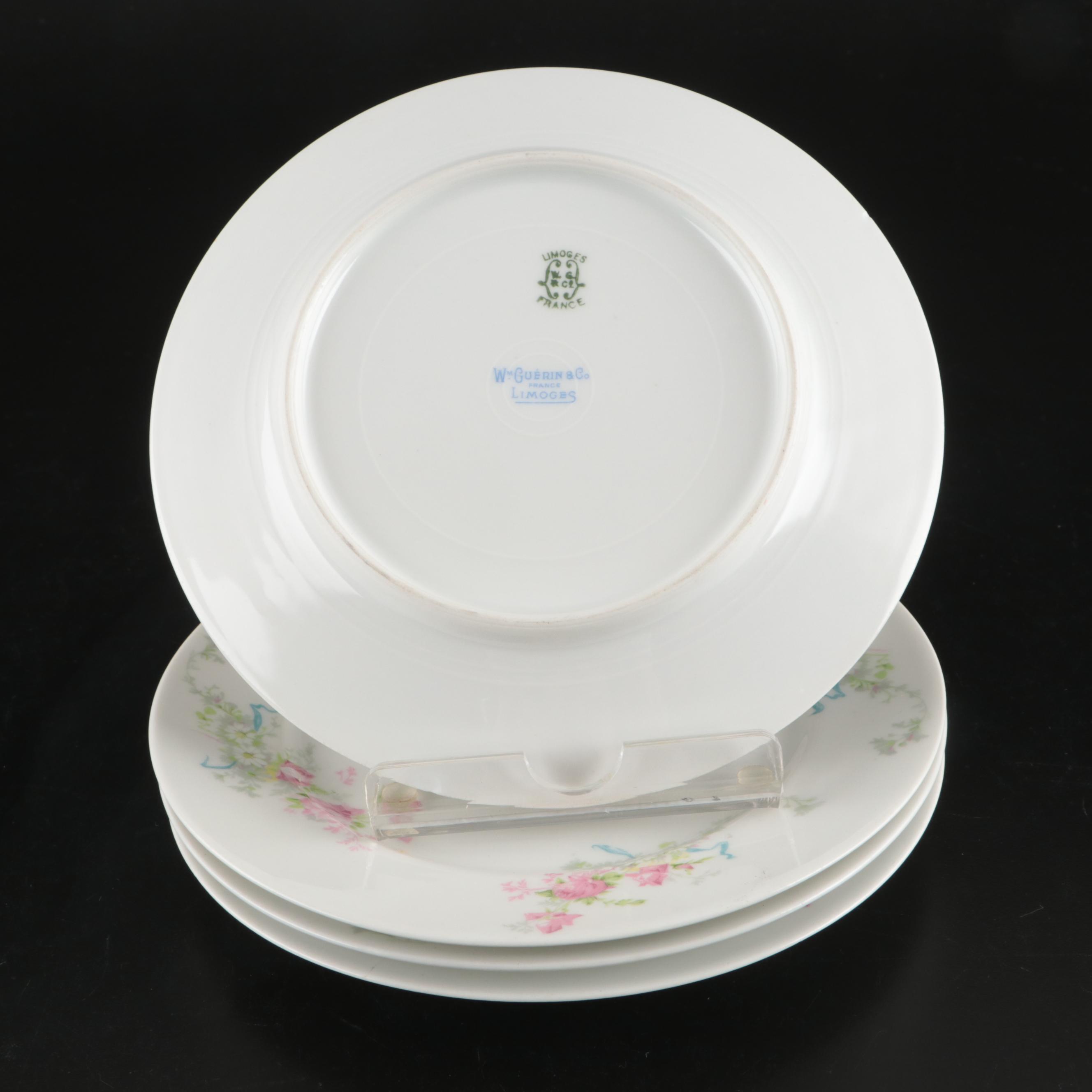 William Guerin & Co. and Other Limoges Porcelain Tableware