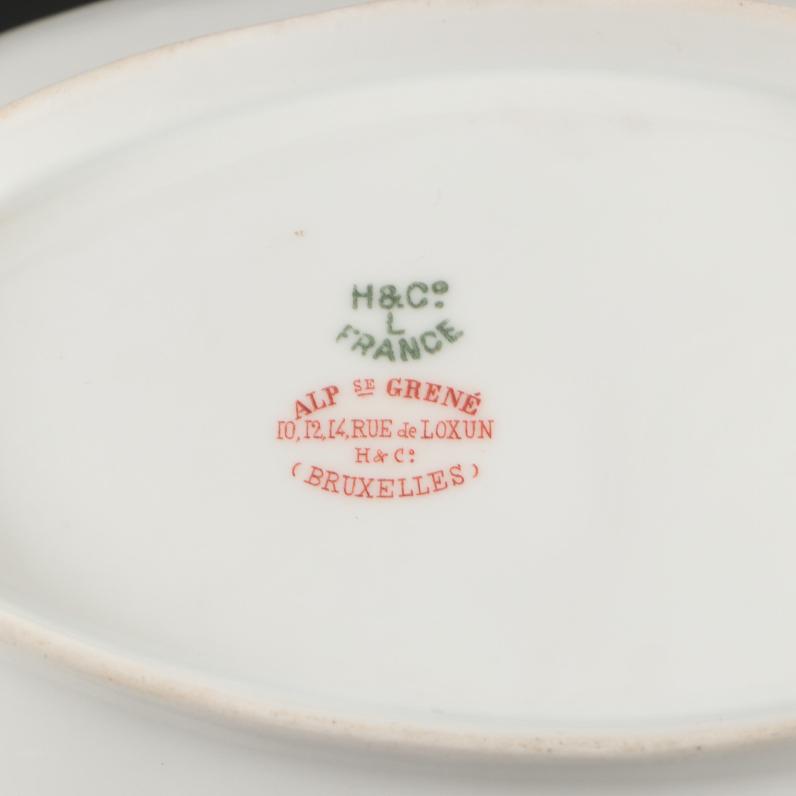 William Guerin & Co. and Other Limoges Porcelain Tableware