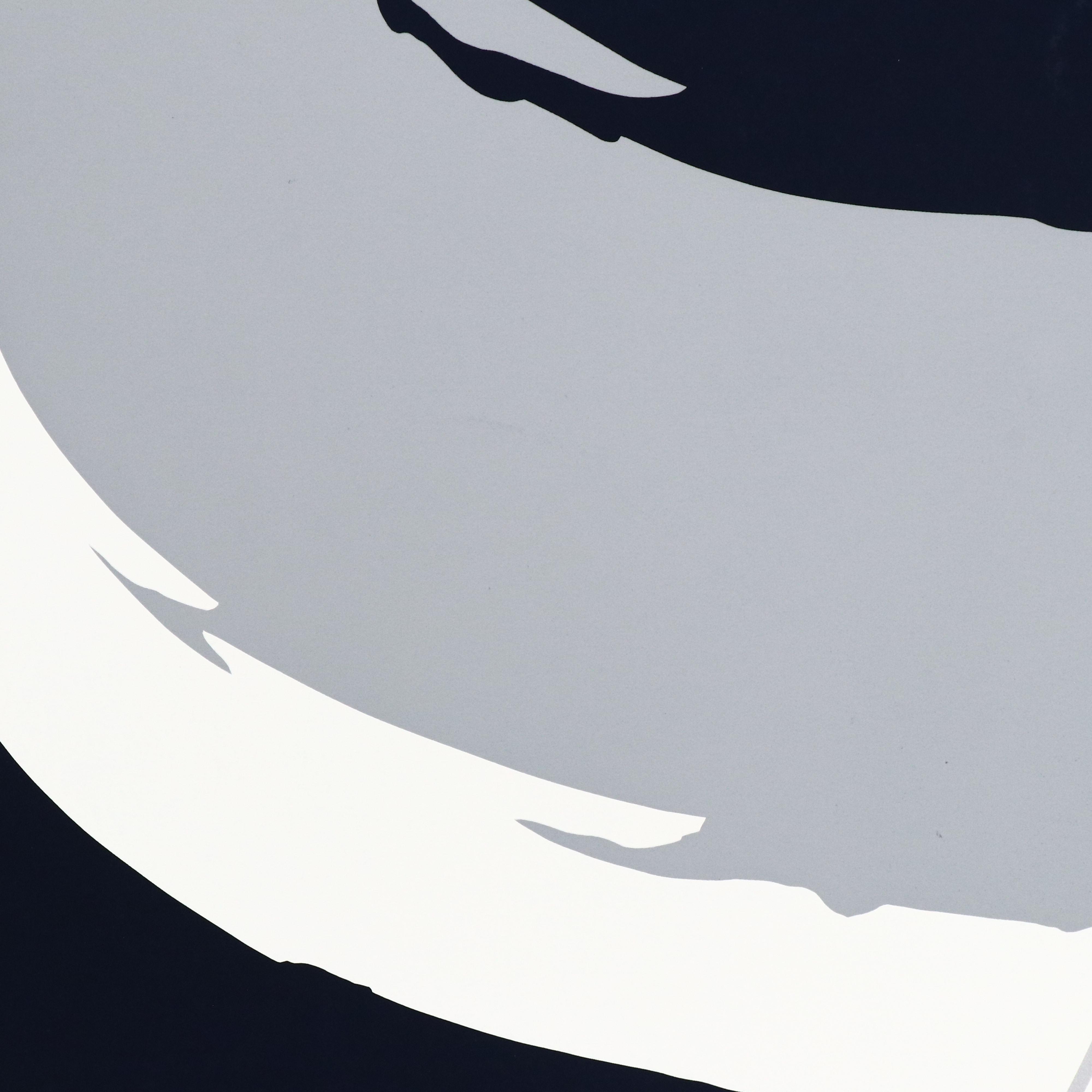 Thomas Whelan Benton Abstract Serigraph "Earthline Red," 1981