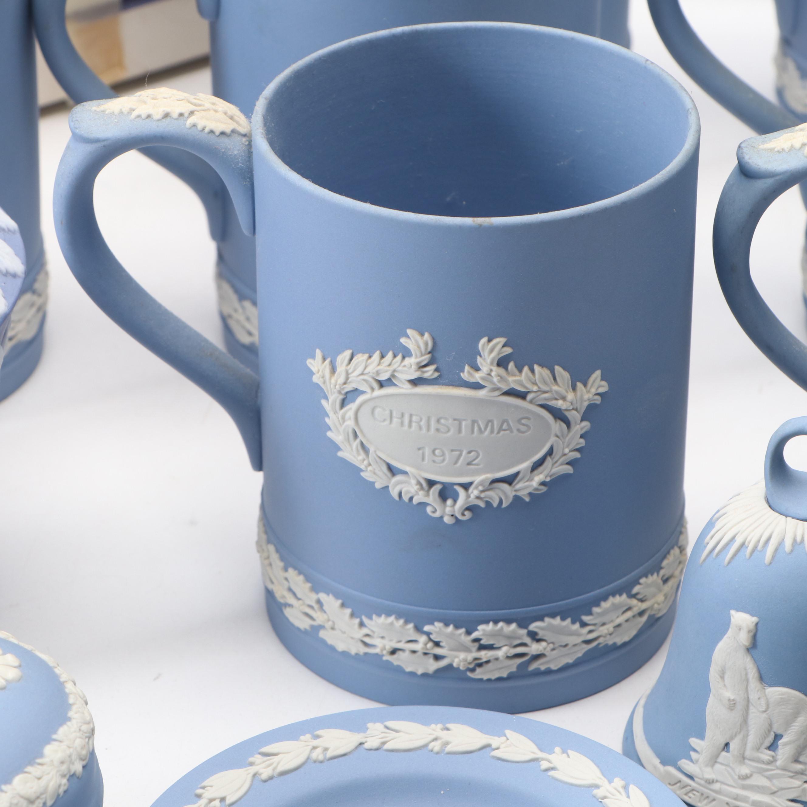Wedgwood Jasperware Christmas Collector Plates and More
