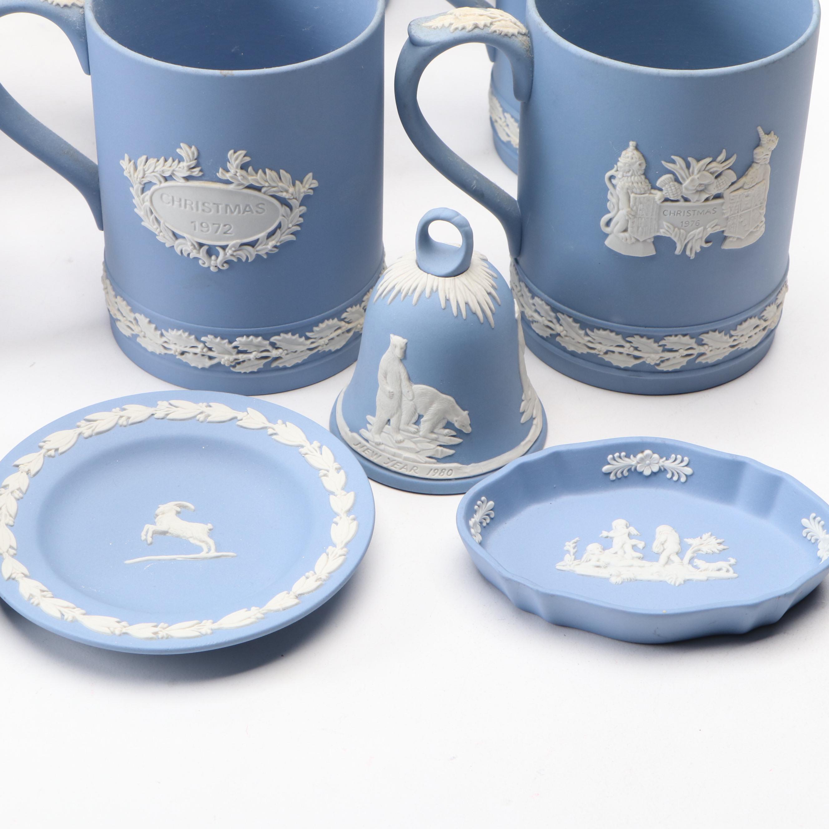 Wedgwood Jasperware Christmas Collector Plates and More