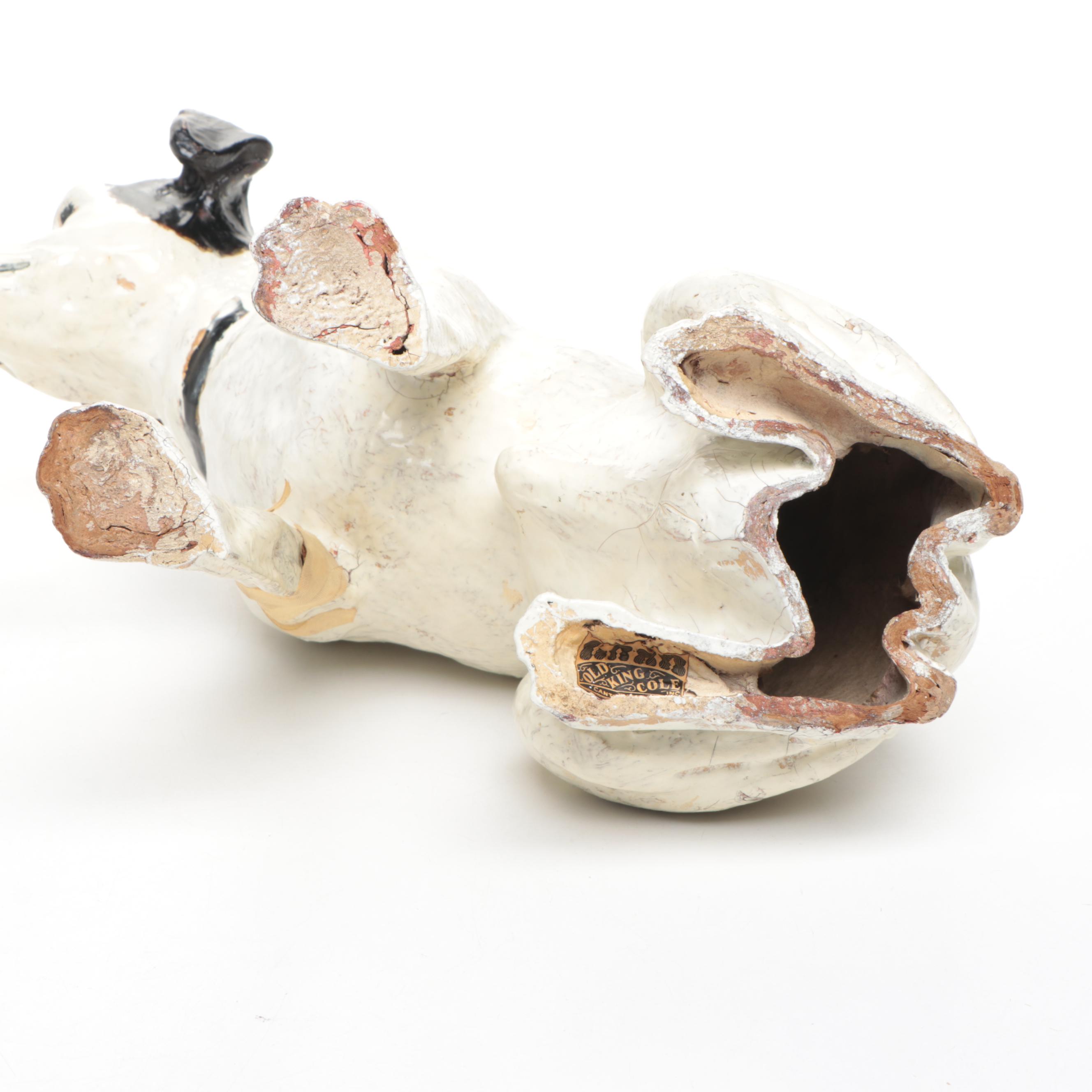 RCA Old King Cole Nipper Papier-Mâché Advertising Figurine, Early 20th Century