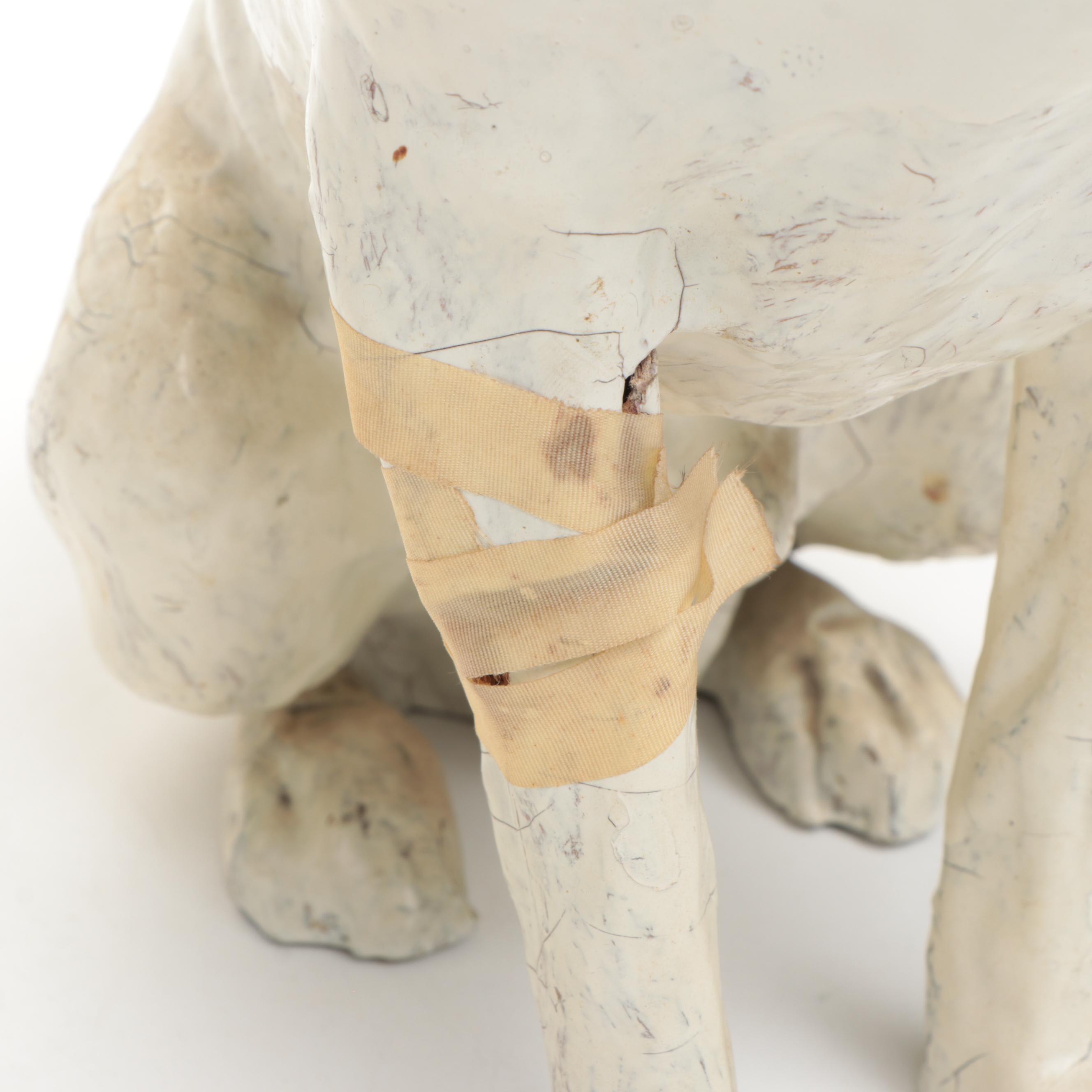 RCA Old King Cole Nipper Papier-Mâché Advertising Figurine, Early 20th Century