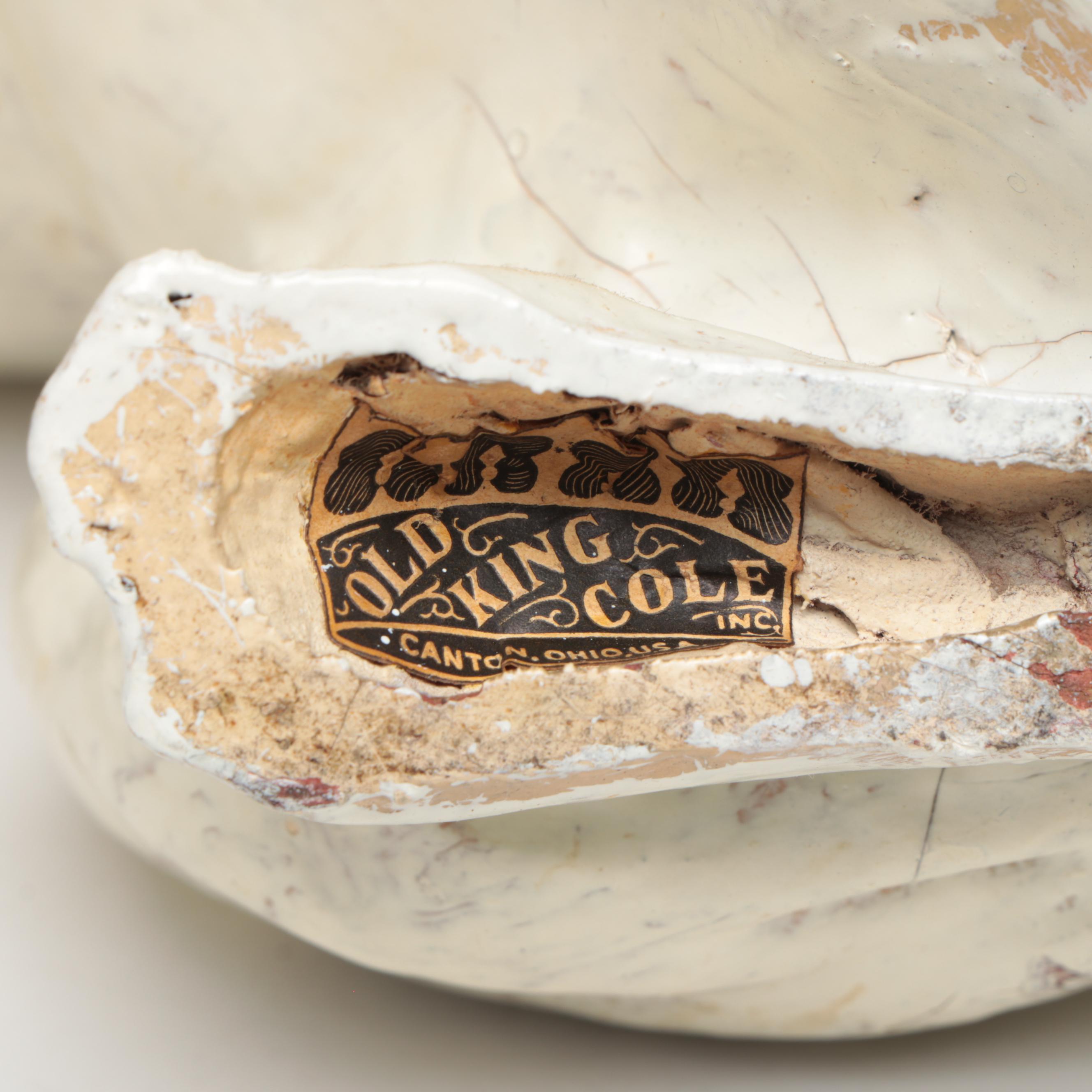 RCA Old King Cole Nipper Papier-Mâché Advertising Figurine, Early 20th Century