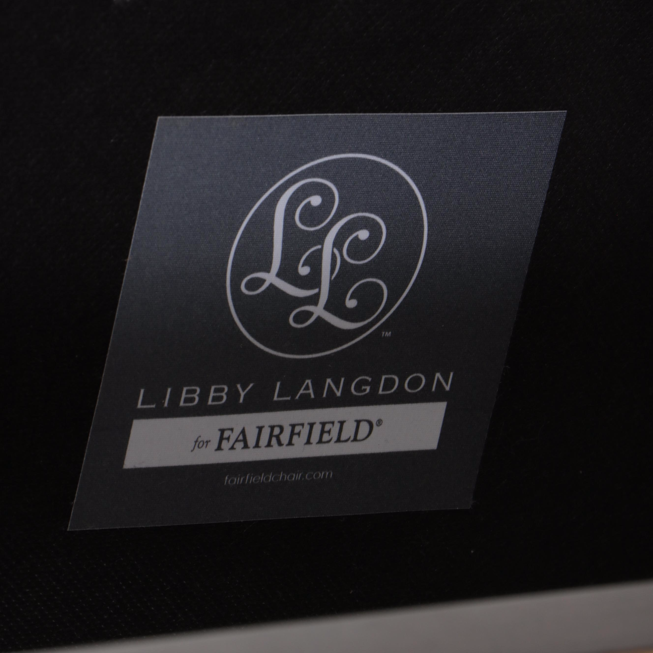 Fairfield Contemporary Large Square Velvet Upholstered Ottoman